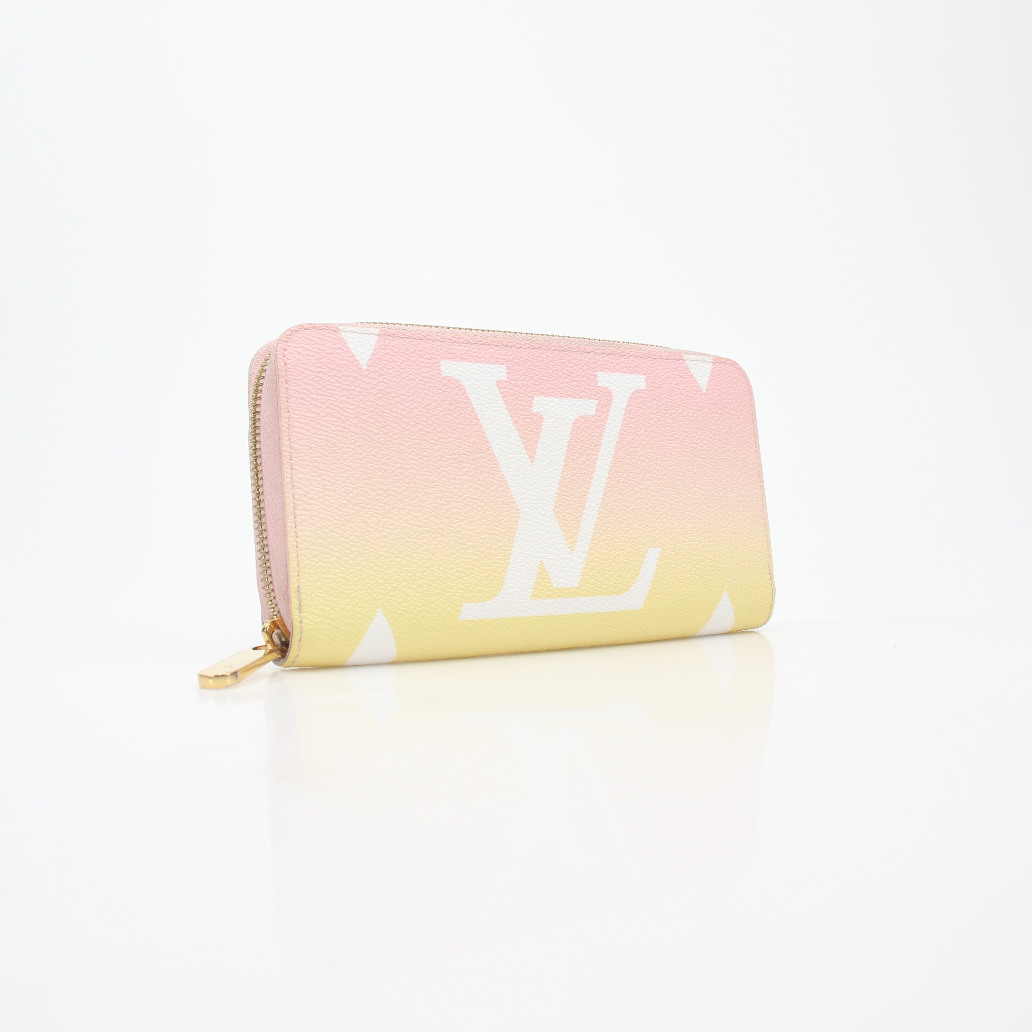 Louis Vuitton By the Pool Pink and Yellow Zippy Wallet