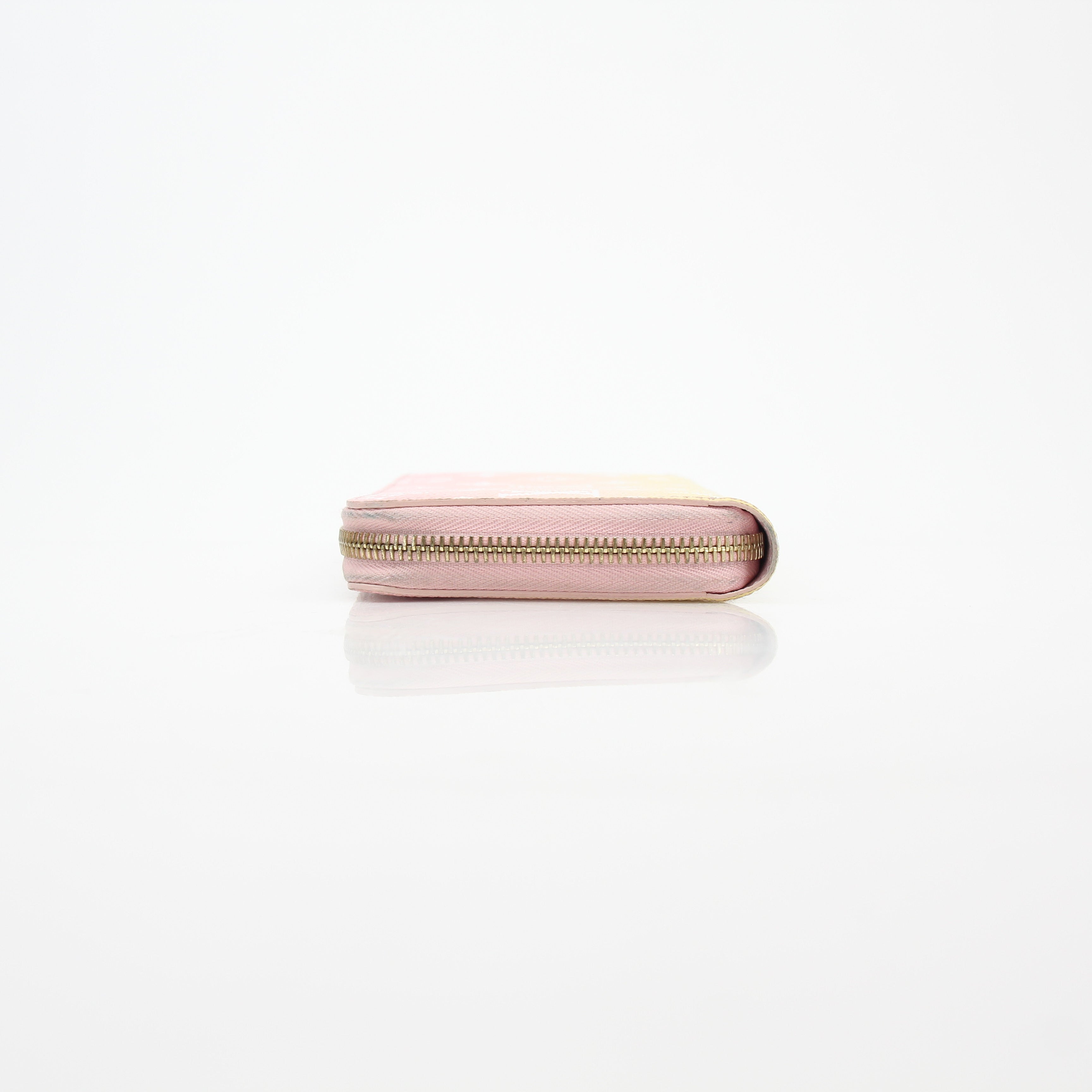 Louis Vuitton By the Pool Pink and Yellow Zippy Wallet