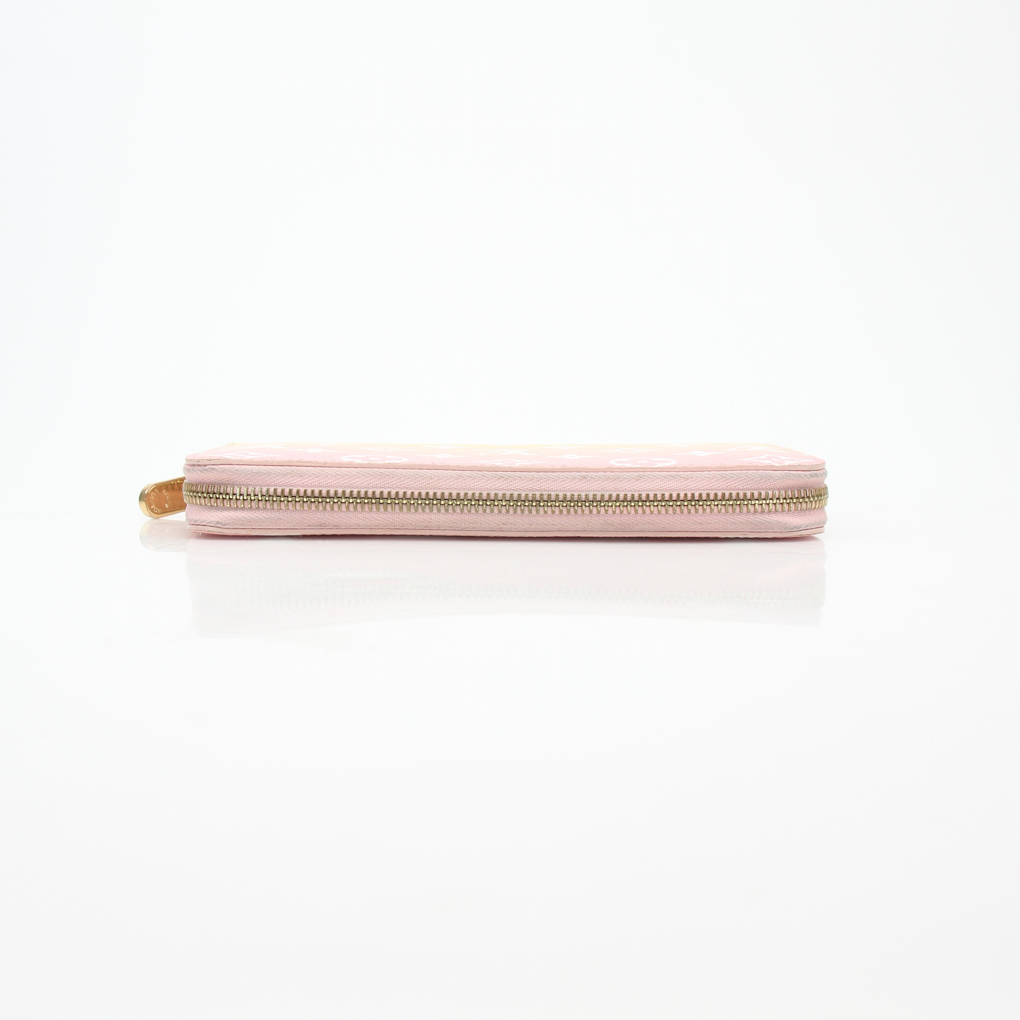 Louis Vuitton By the Pool Pink and Yellow Zippy Wallet