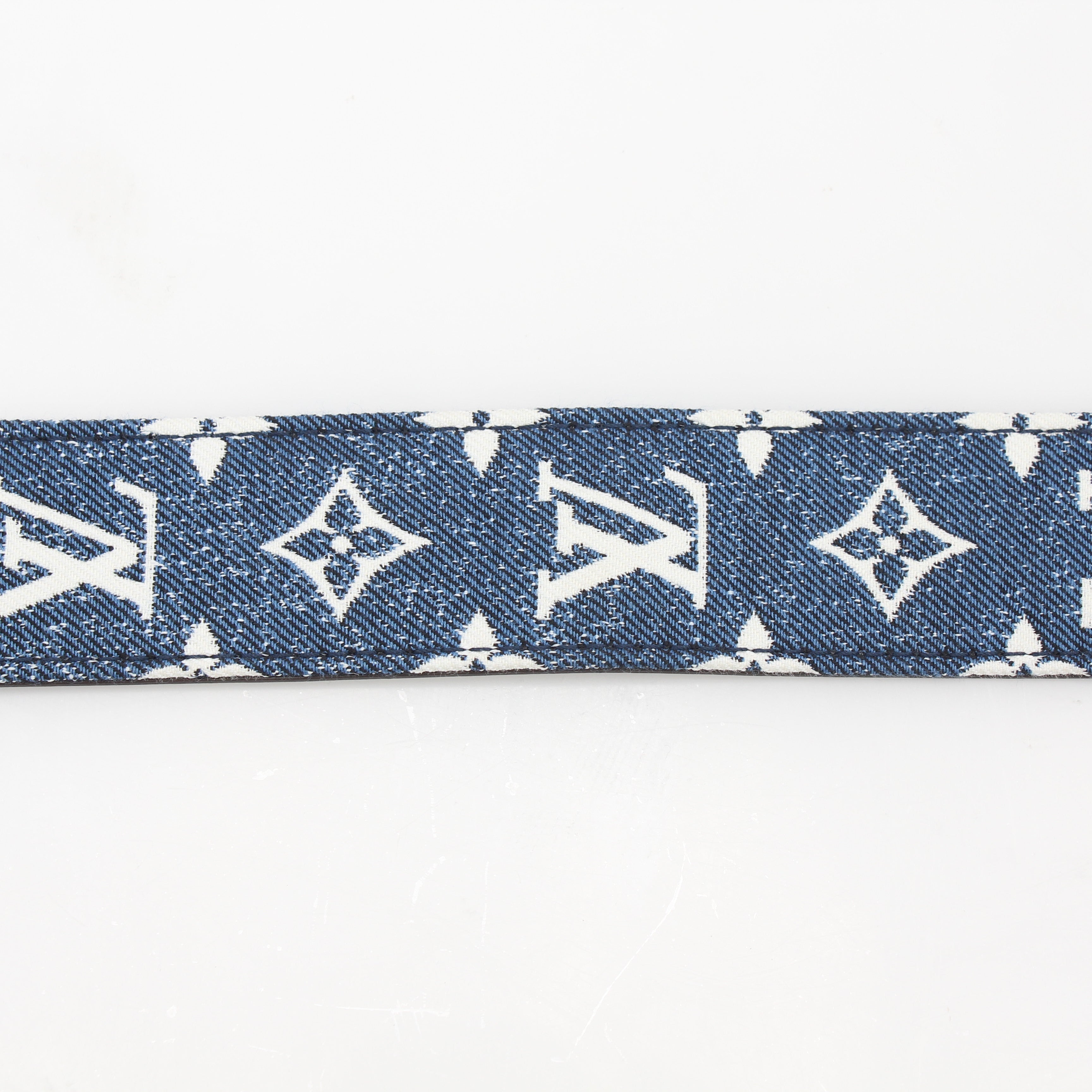 Louis Vuitton Blue Denim Jacquard Bandoulière Shoulder Strap