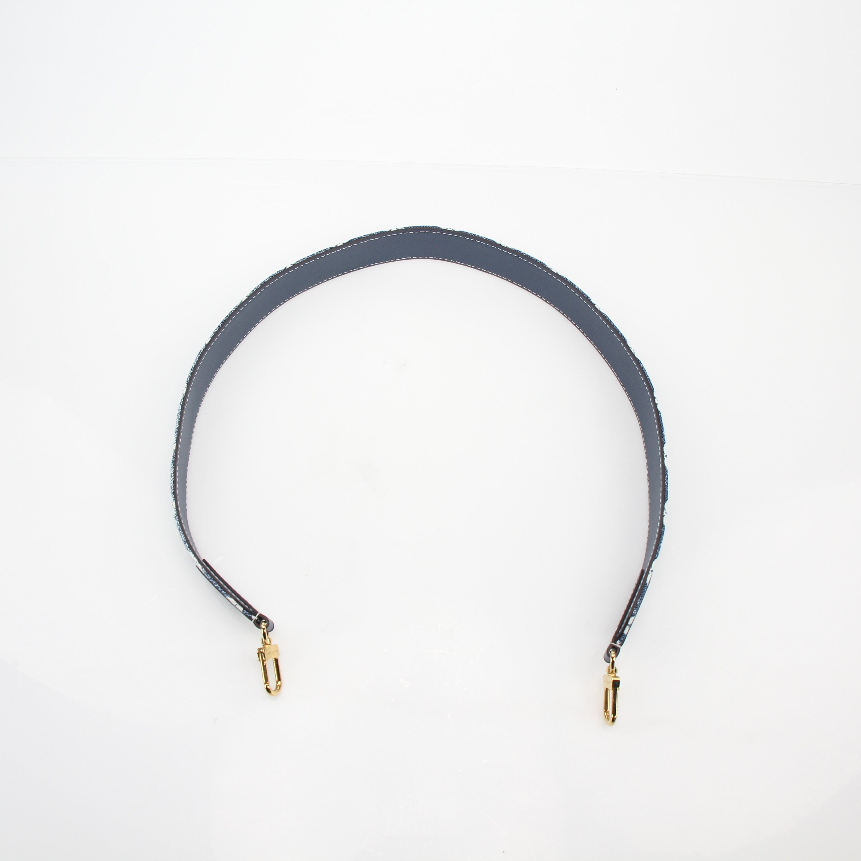 Louis Vuitton Blue Denim Jacquard Bandoulière Shoulder Strap