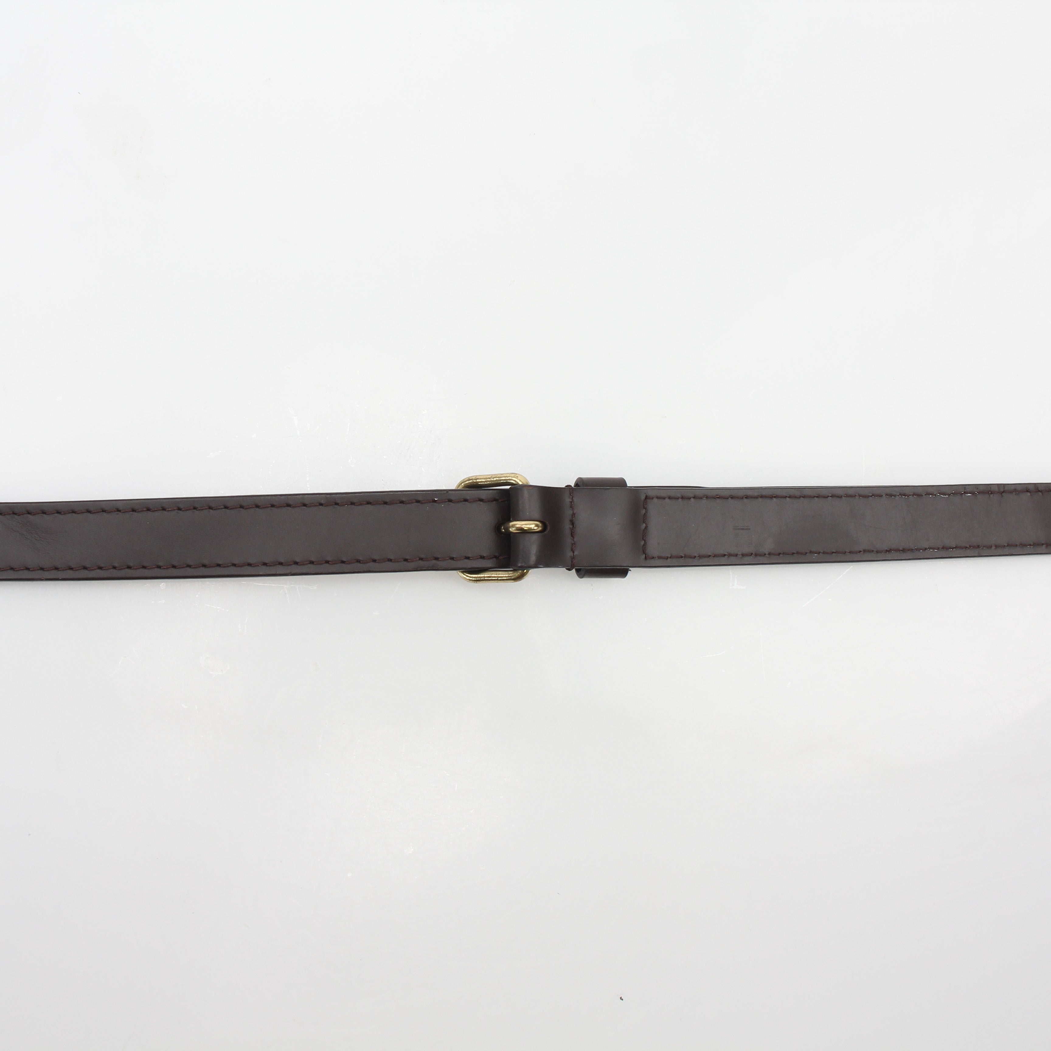 Louis Vuitton Brown Leather Adjustable Shoulder Strap