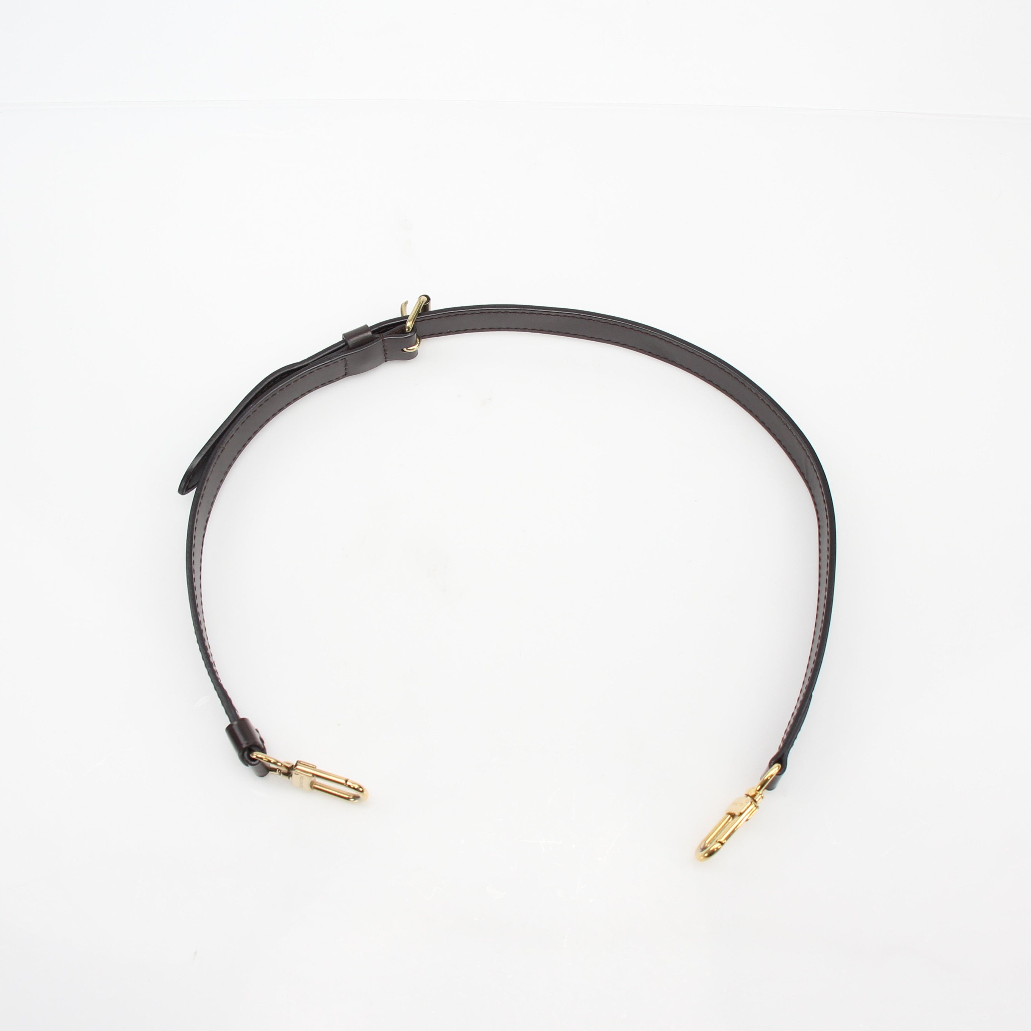 Louis Vuitton Brown Leather Adjustable Shoulder Strap