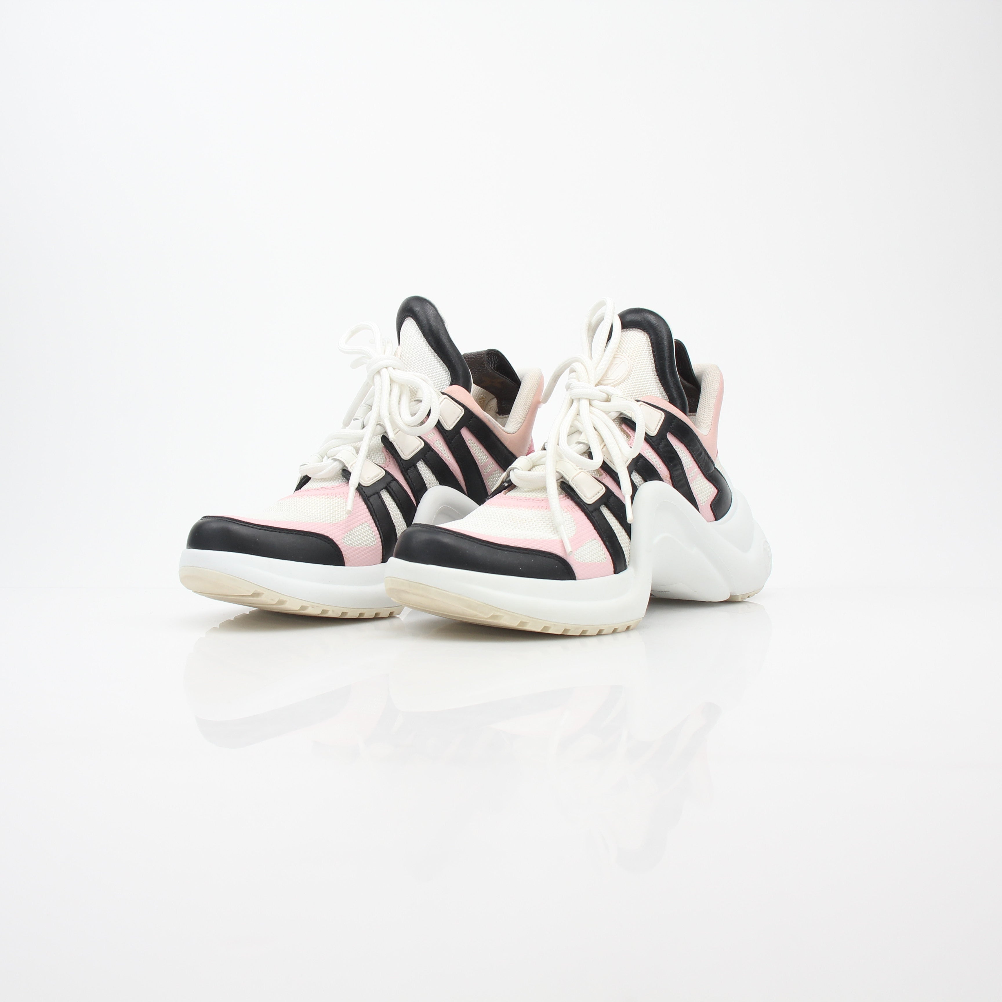 Louis Vuitton Pink Archlight Low-Top Sneakers