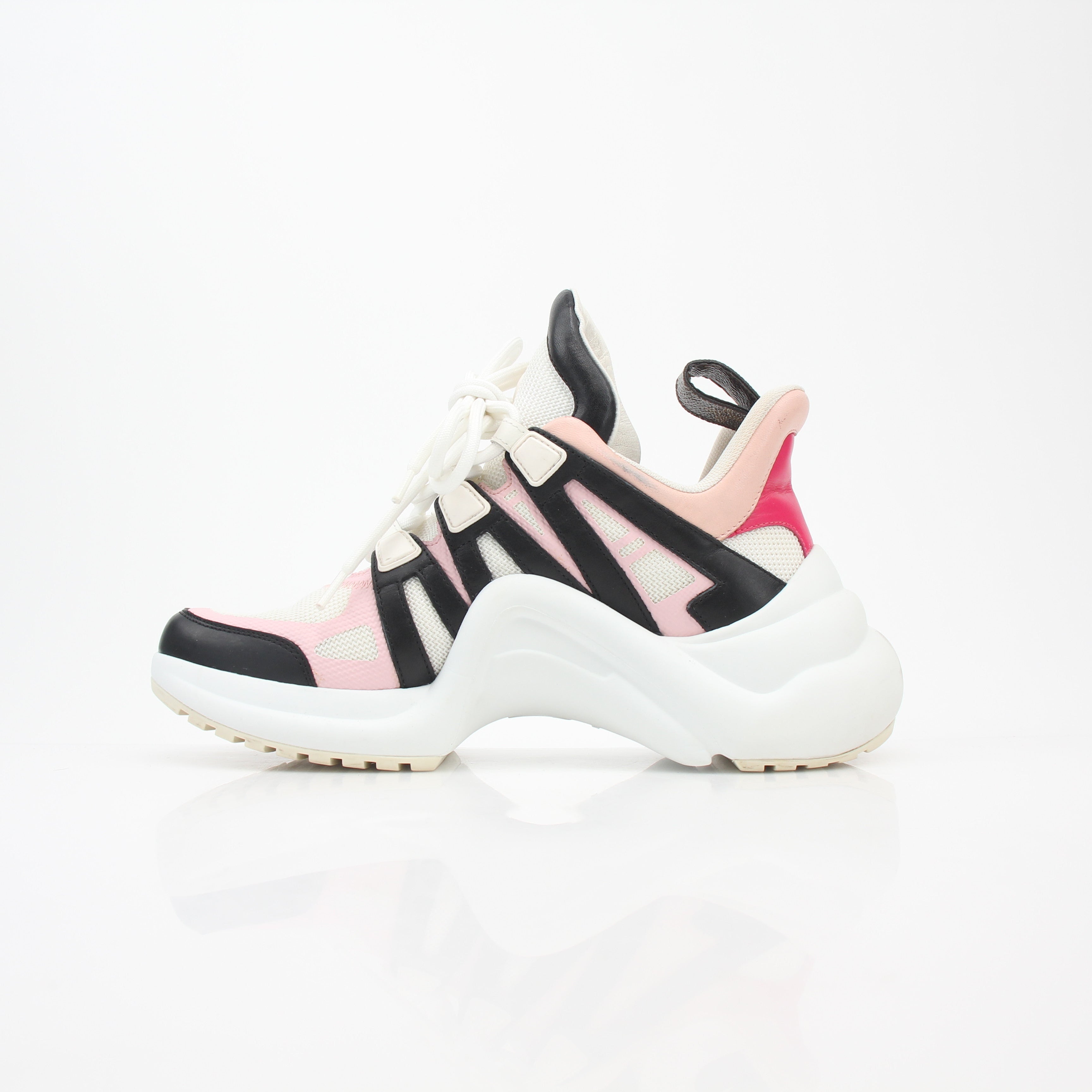 Louis Vuitton Pink Archlight Low-Top Sneakers