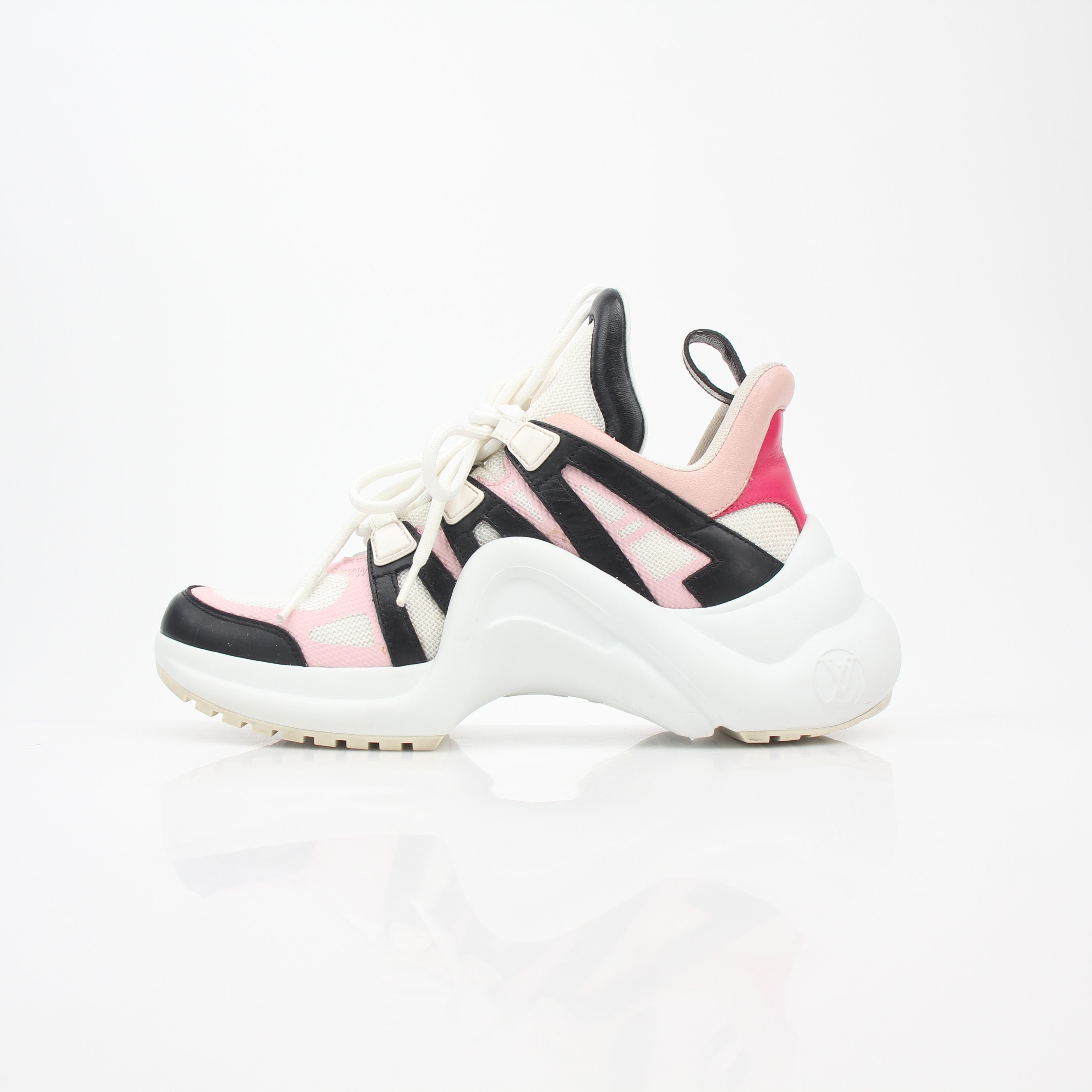 Louis Vuitton Pink Archlight Low-Top Sneakers