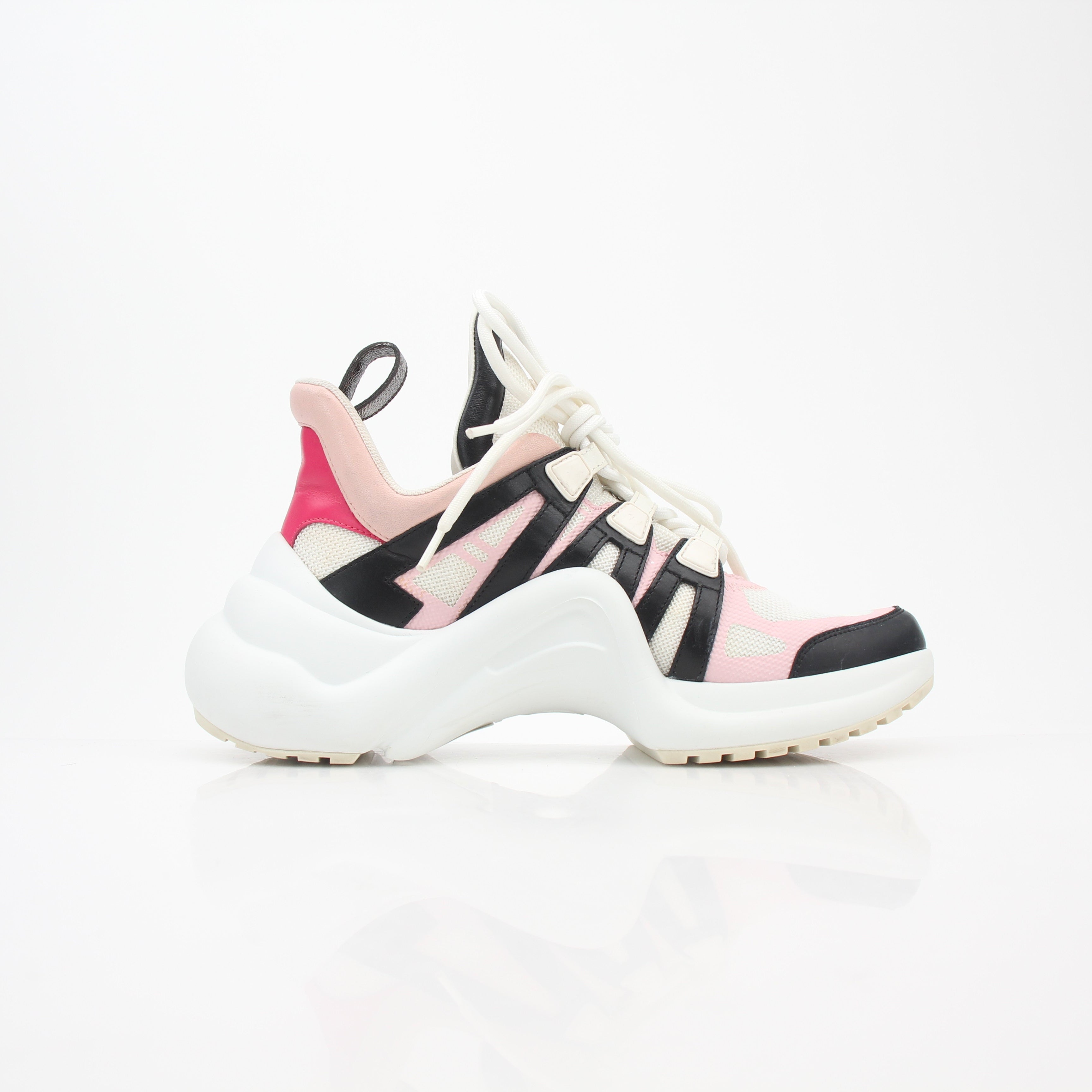 Louis Vuitton Pink Archlight Low-Top Sneakers