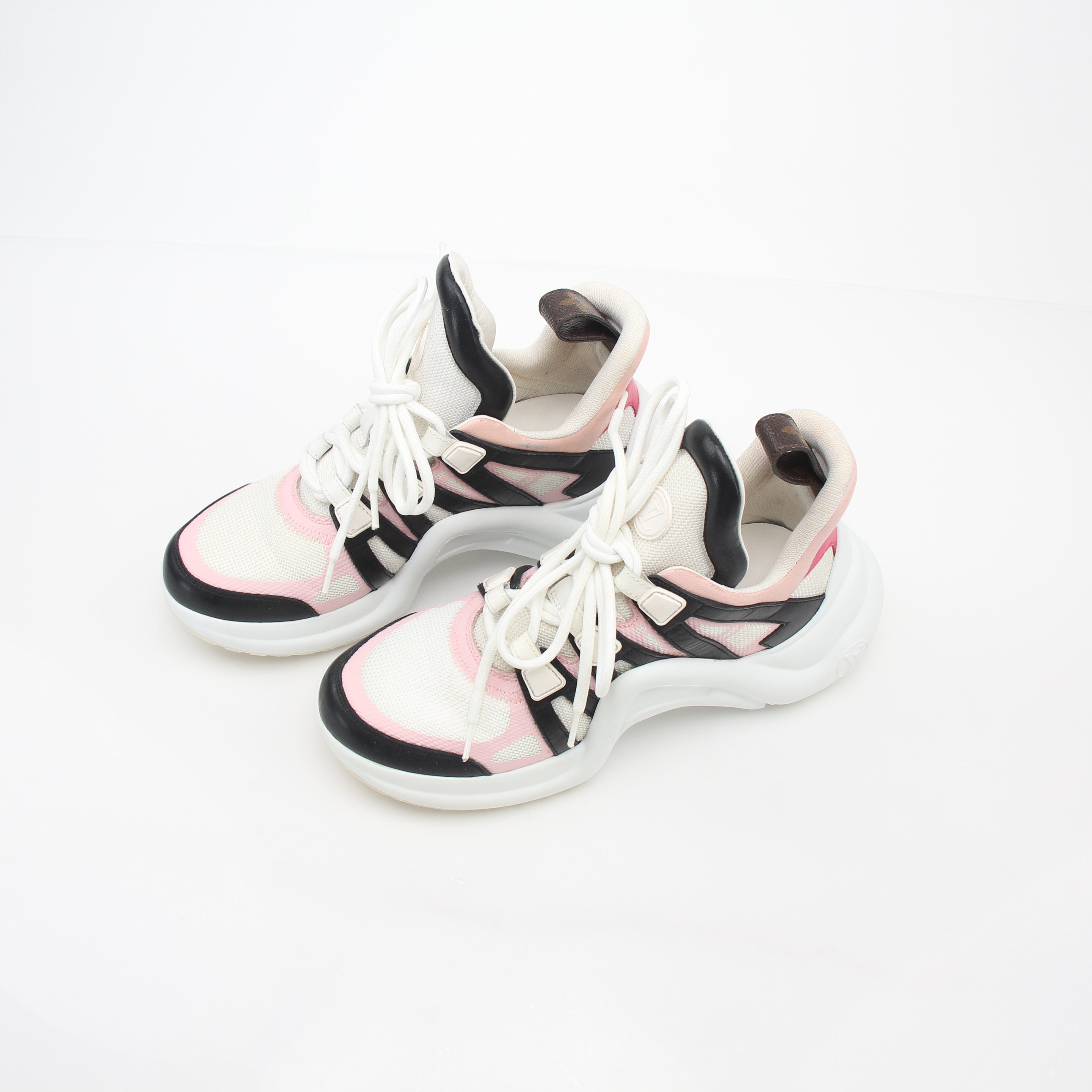 Louis Vuitton Pink Archlight Low-Top Sneakers