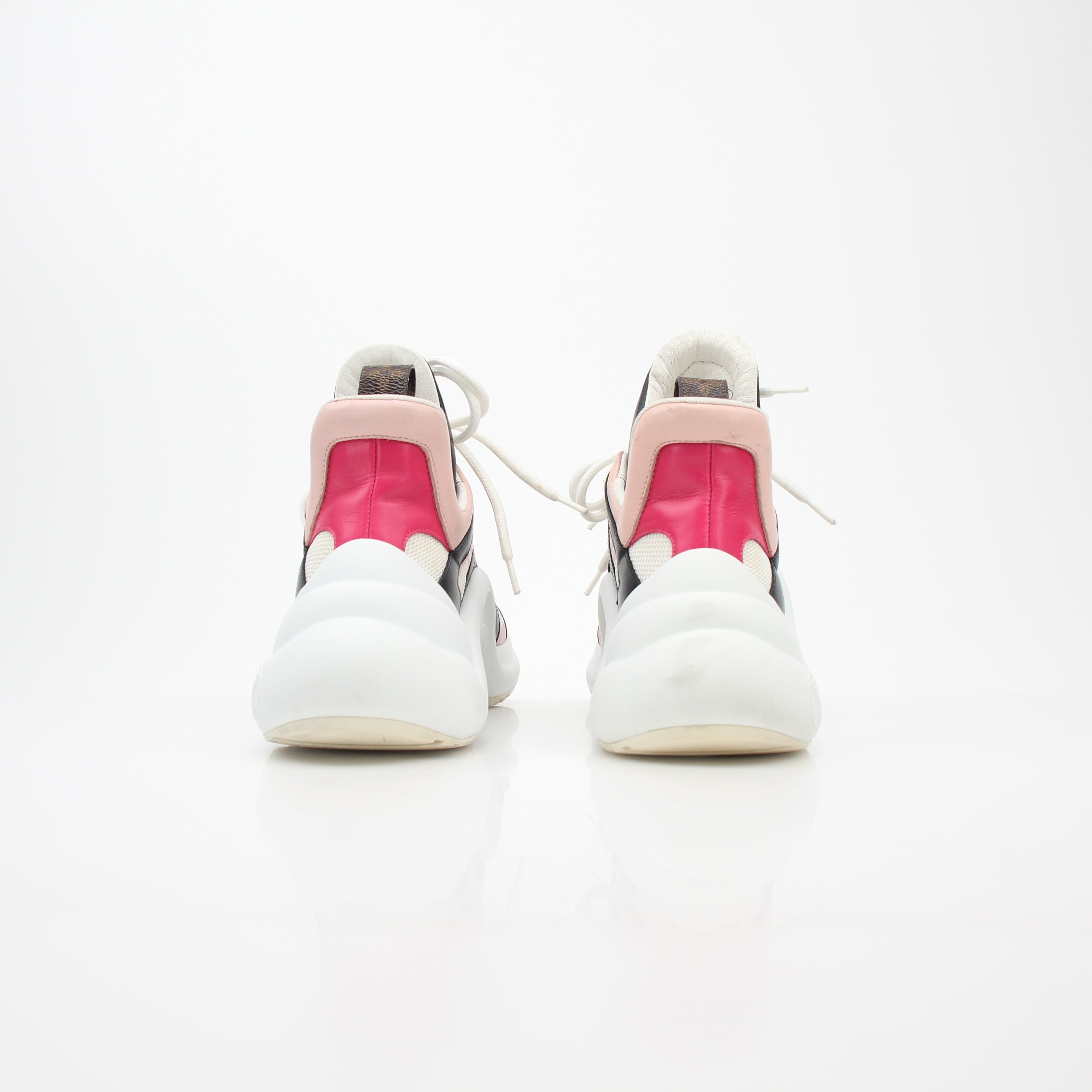 Louis Vuitton Pink Archlight Low-Top Sneakers