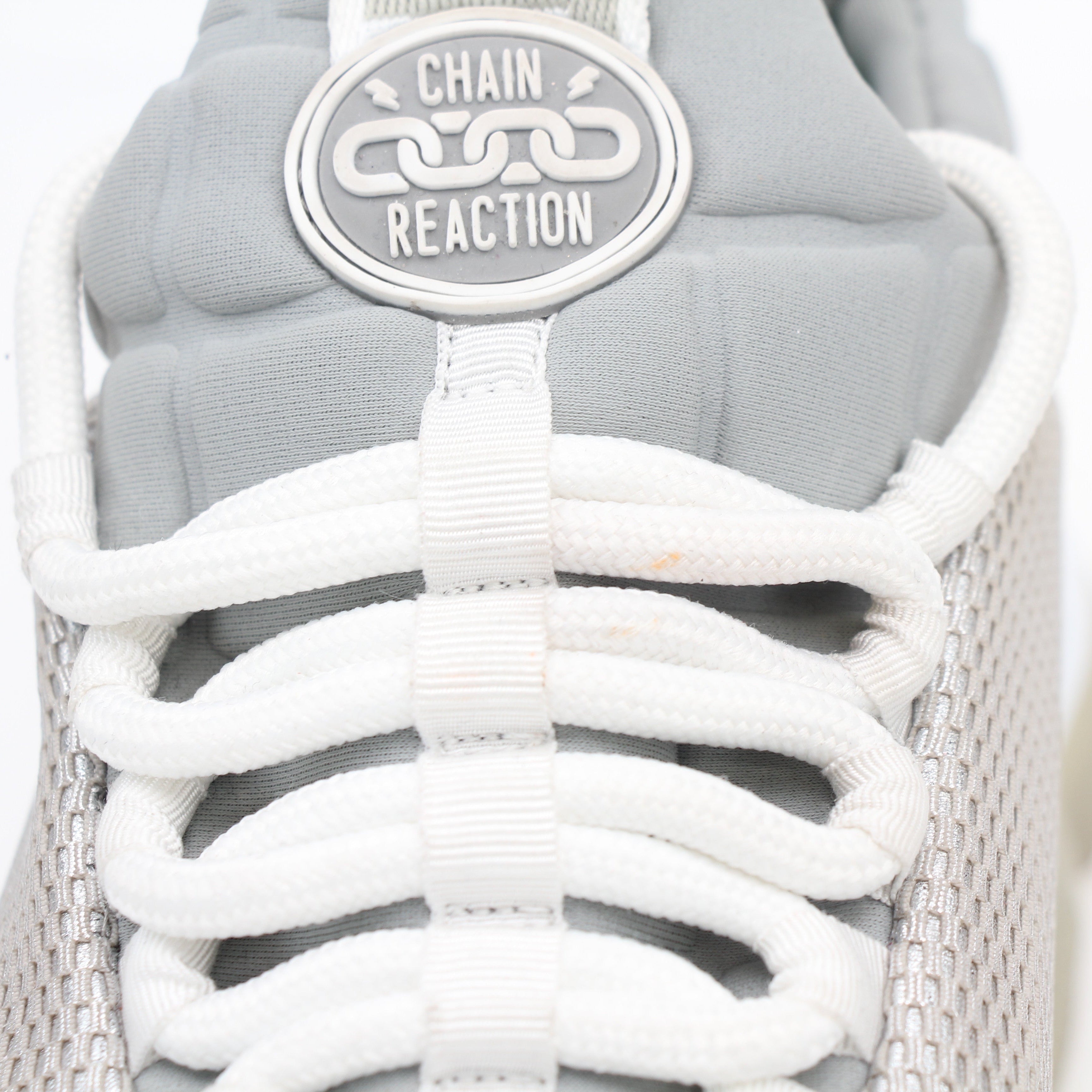 Versace Silver Chain Reaction Low-Top Sneakers