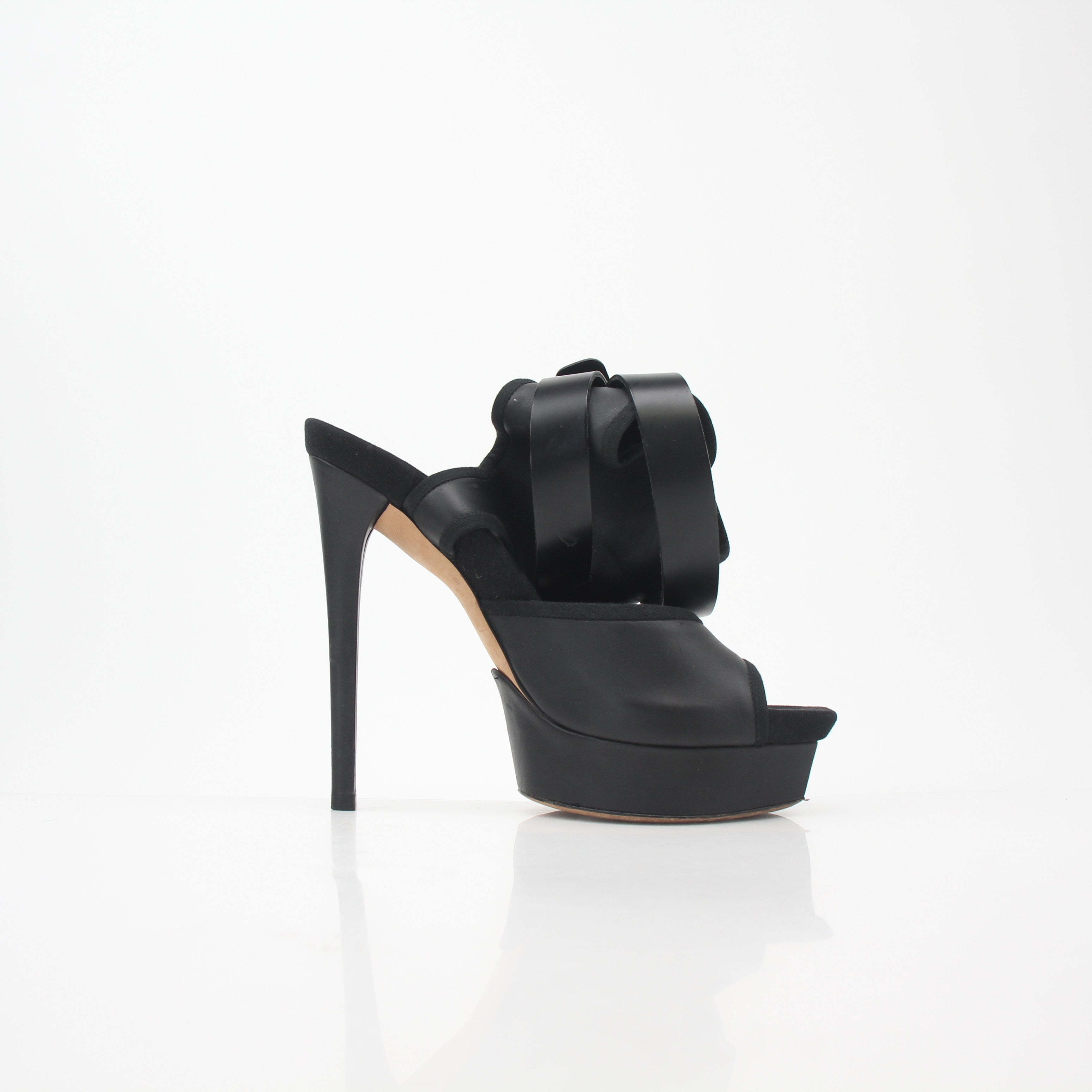 Gucci Black Babylon Platform Sandals