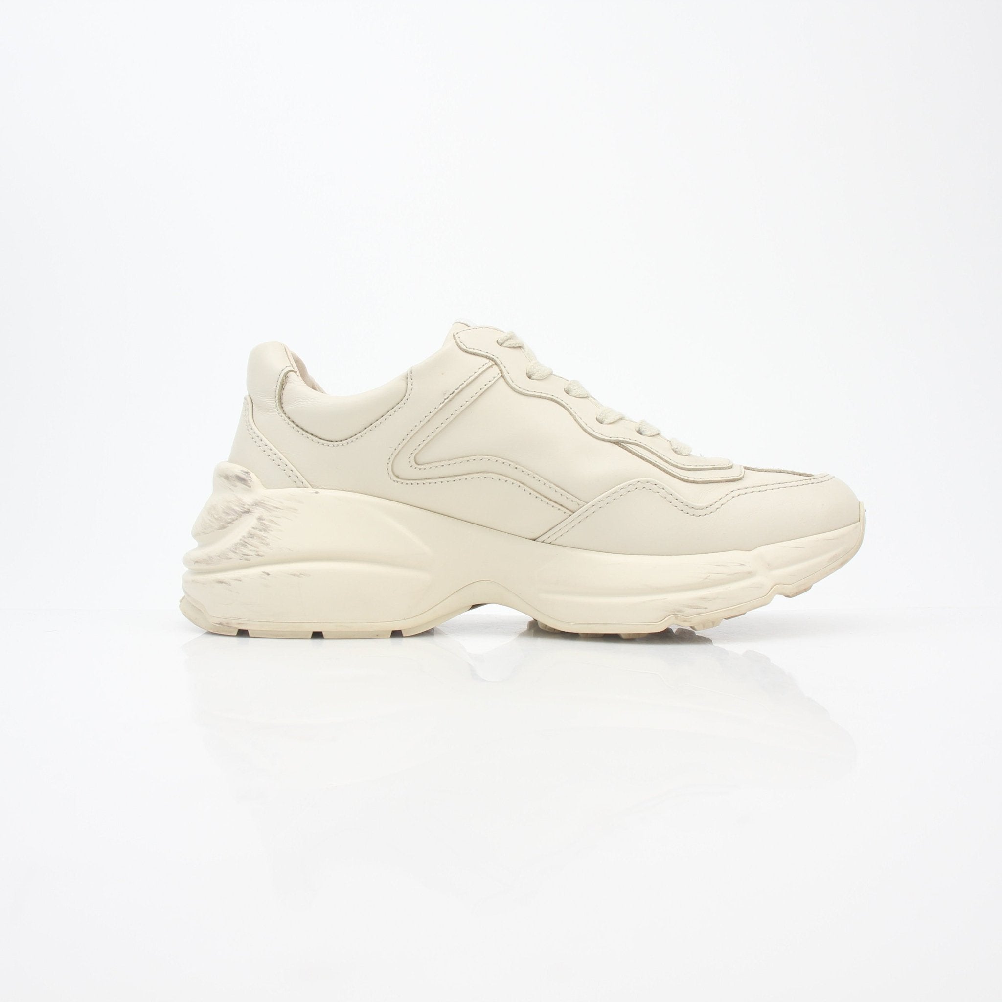 Gucci Ivory Rhyton Lemon Low-Top Sneakers
