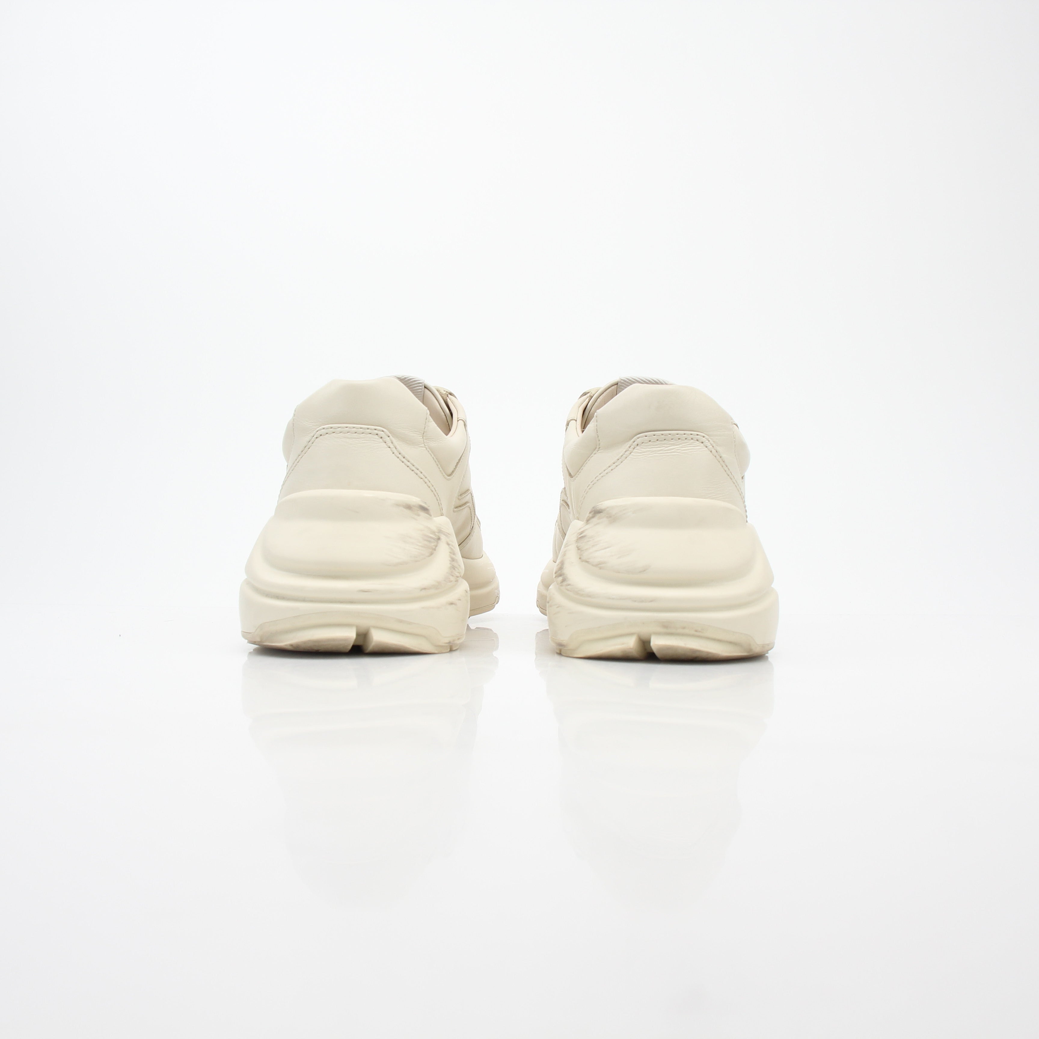Gucci Ivory Rhyton Lemon Low-Top Sneakers