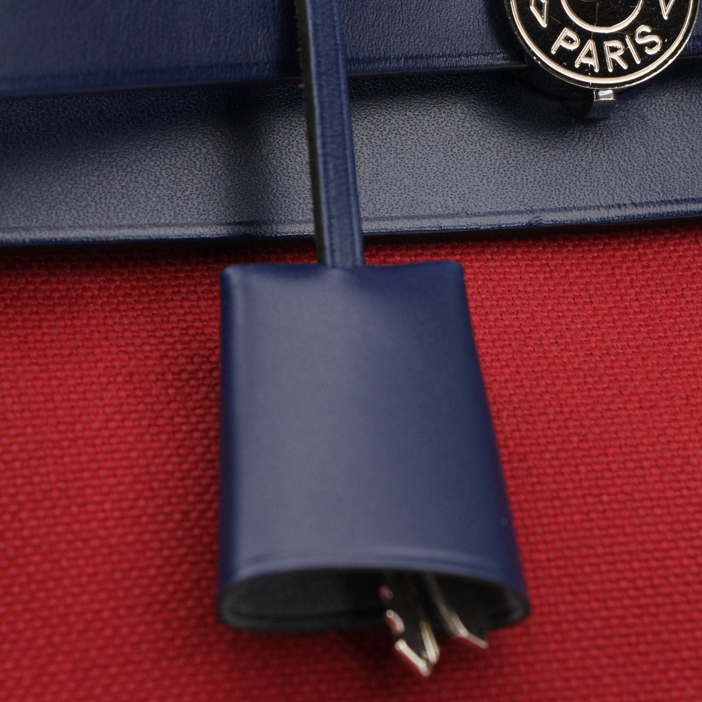 Hermès Herbag handbag with leather and canvas details, featuring dual handles and classic design, by Gold & Beyond.