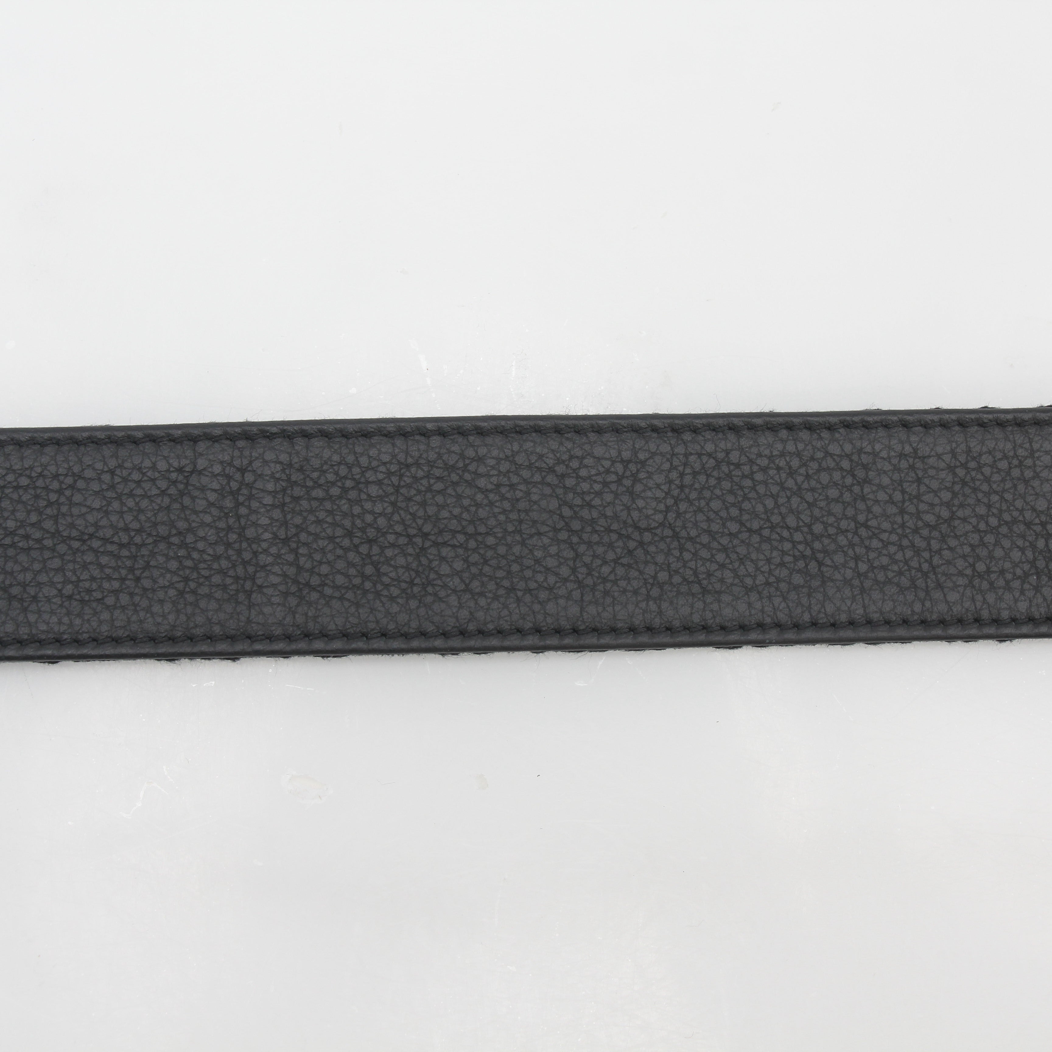 Christian Dior Black Oblique Jacquard CD Buckle Belt