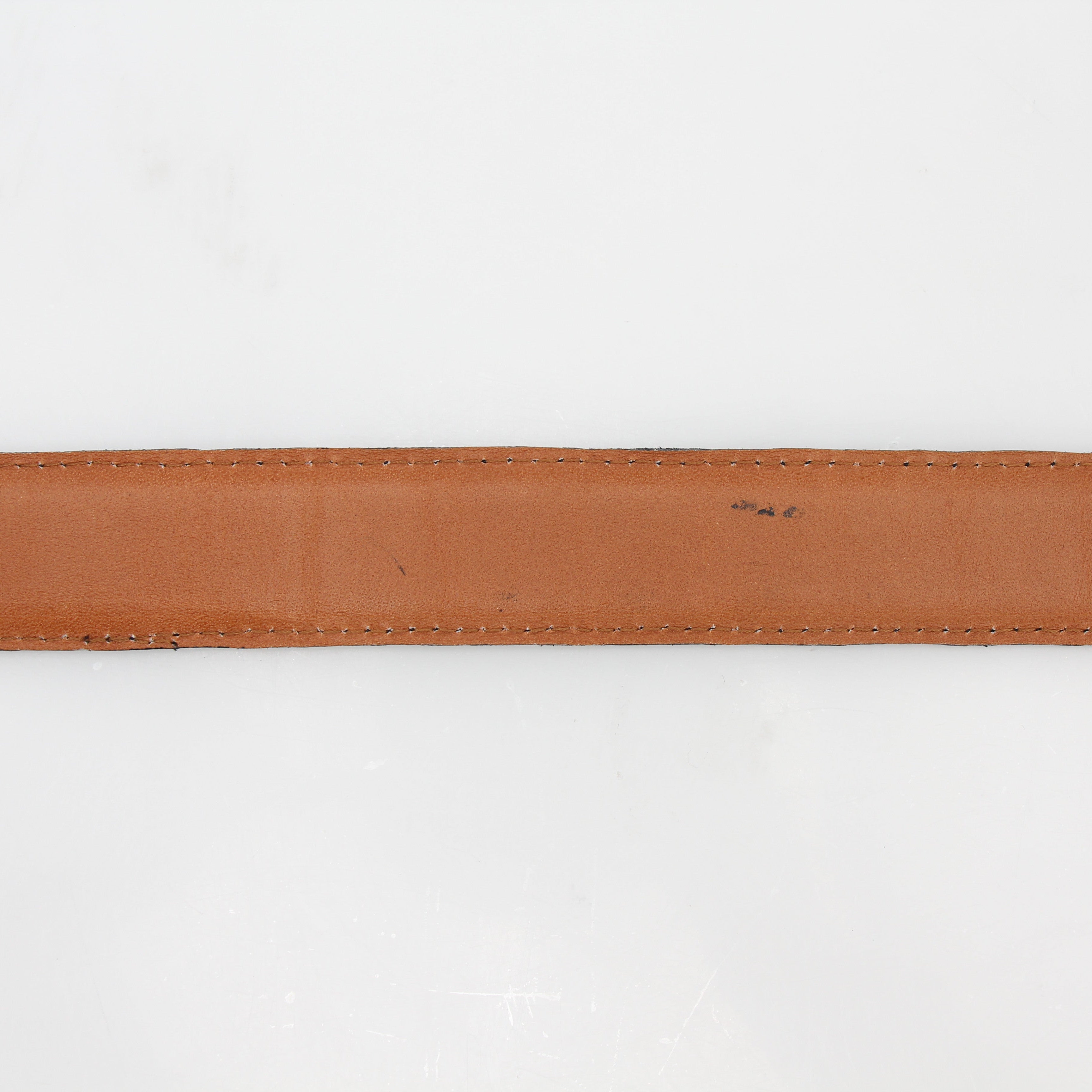Christian Dior Black Genuine Alligator Classic Belt