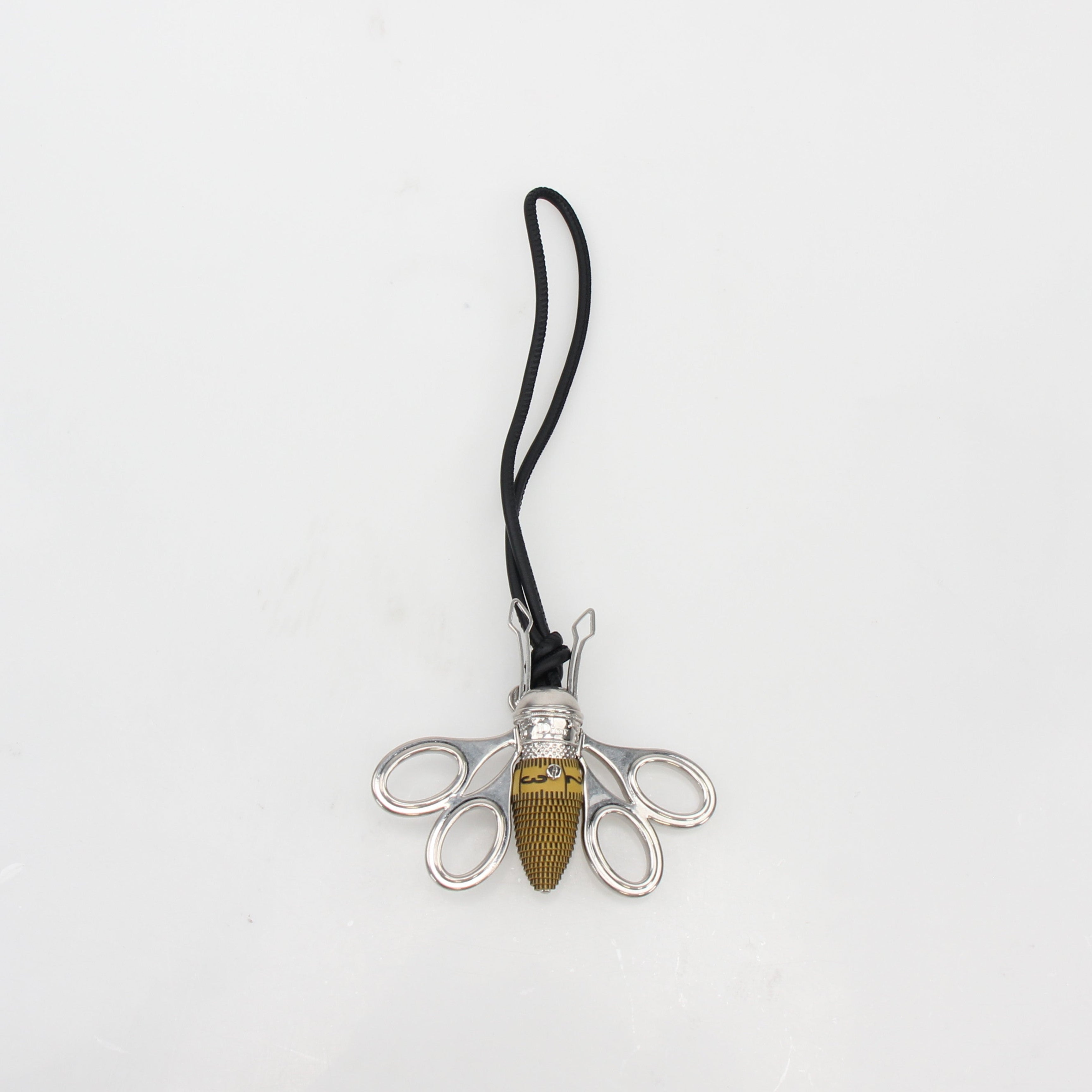 Christian Dior Silver-Tone Bee Bag Charm