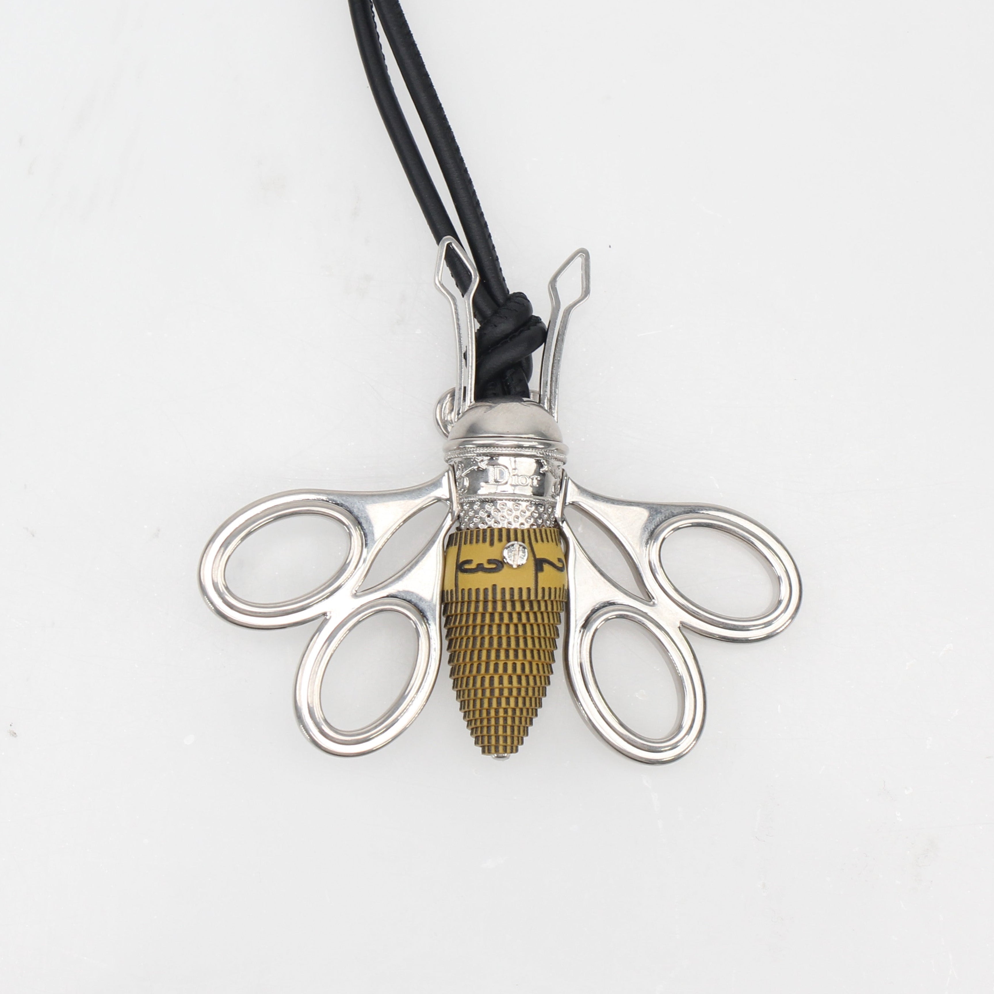 Christian Dior Silver-Tone Bee Bag Charm