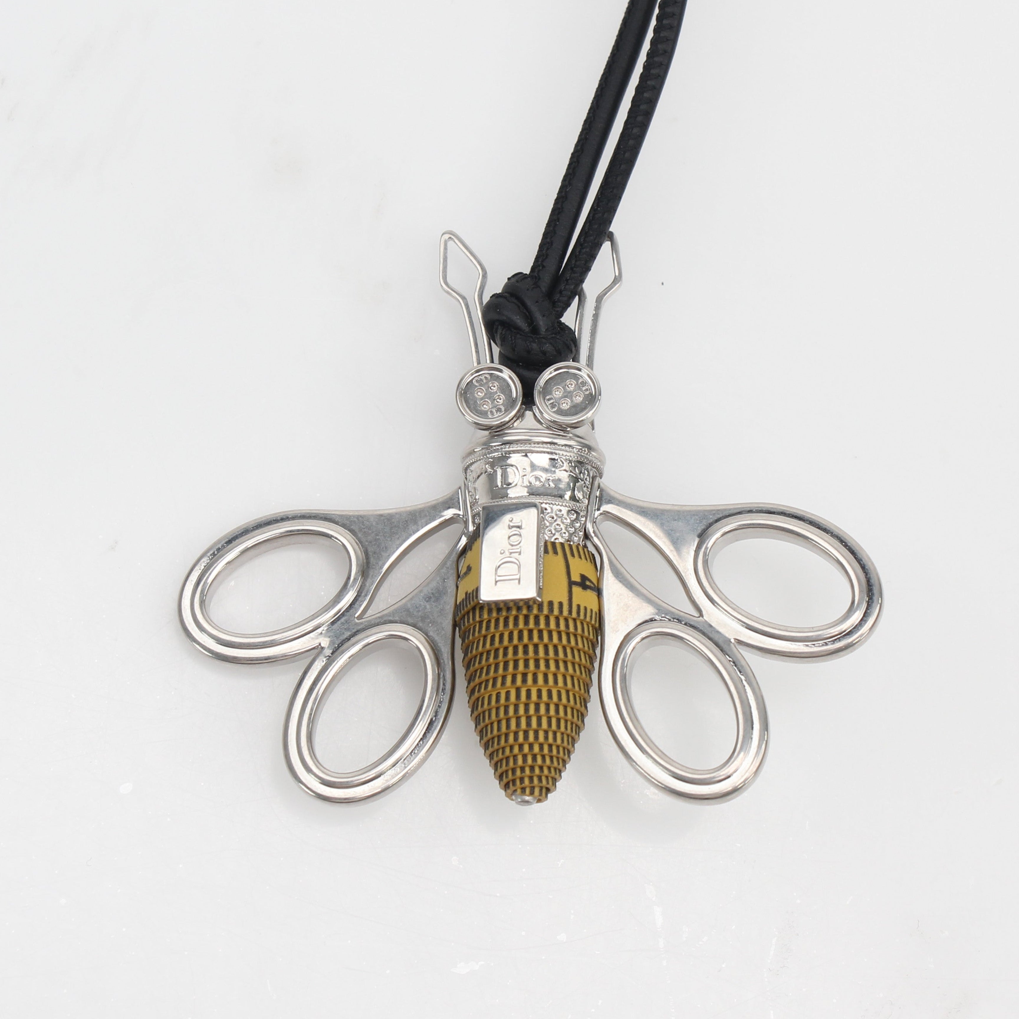 Christian Dior Silver-Tone Bee Bag Charm