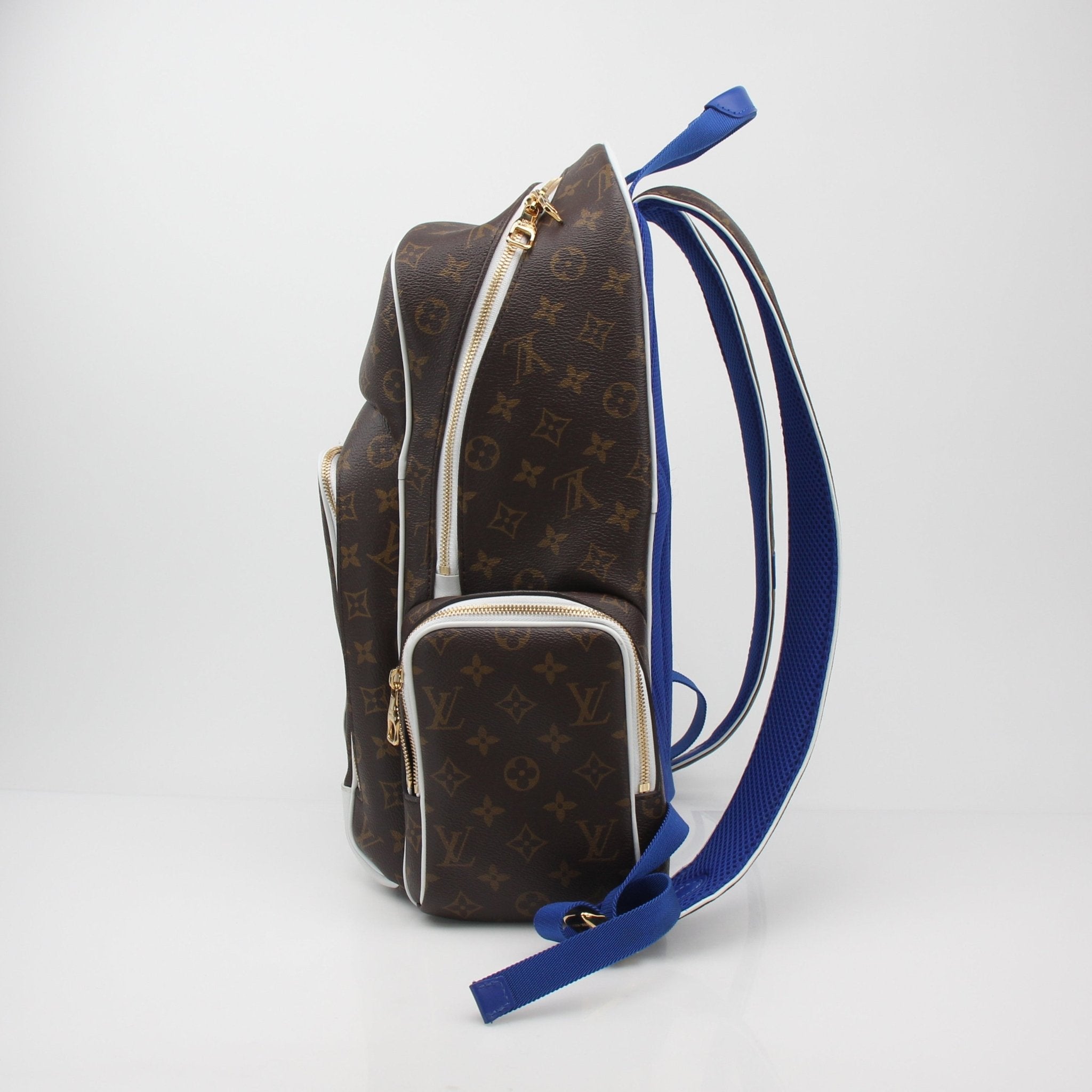 Louis Vuitton x NBA Monogram Basketball Backpack, a stylish travel bag with basketball-inspired design and luxury branding.