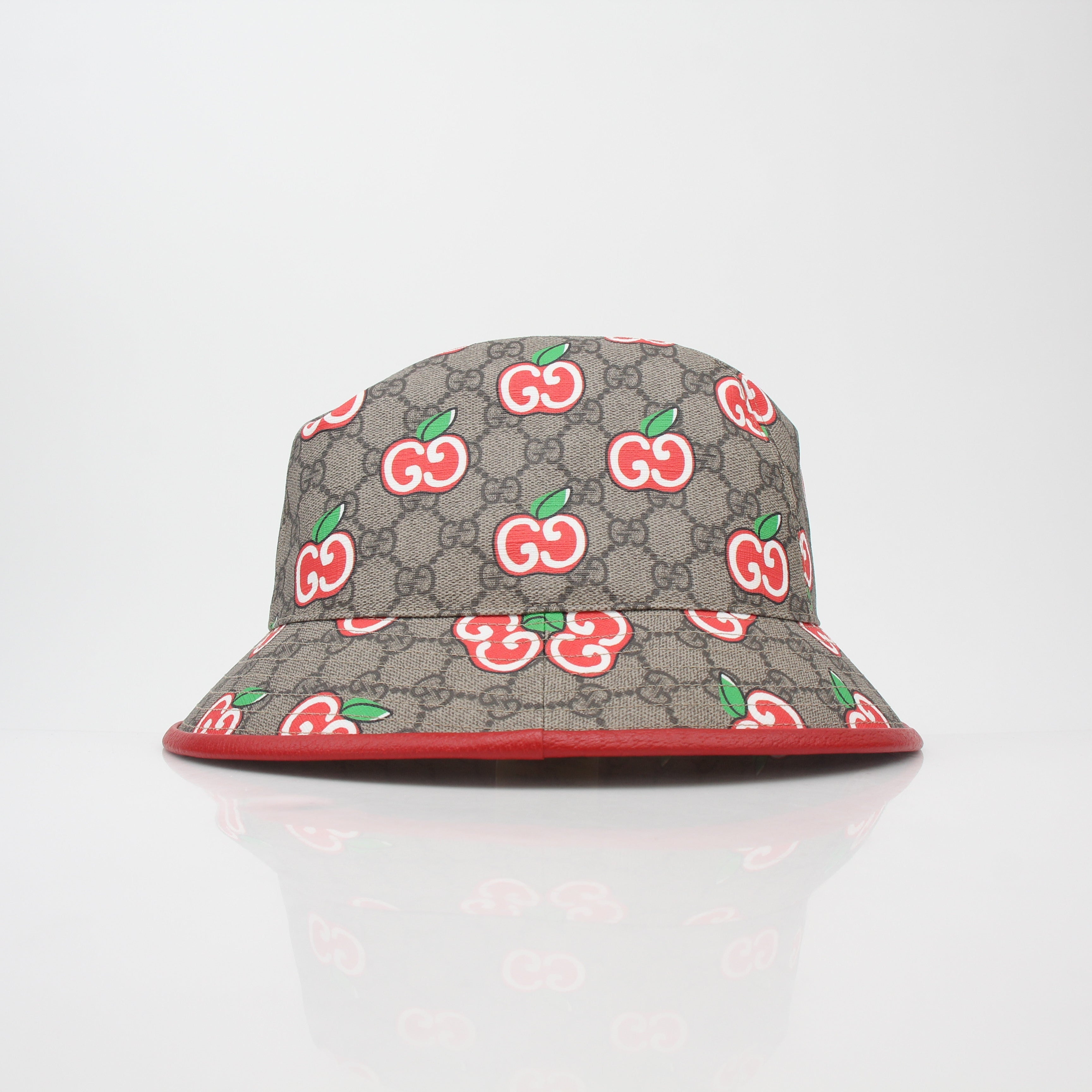 Gucci GG Supreme Apple Print Bucket Hat