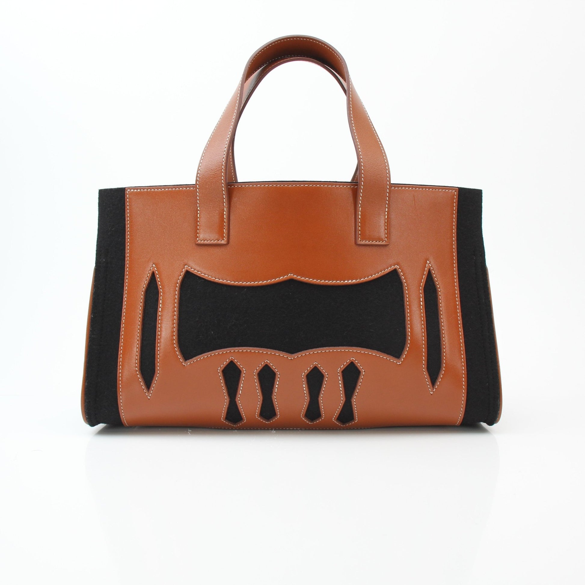 Hermès Petit H Skeleton Garden tote handbag with leather handles and unique design, crafted by Gold & Beyond.