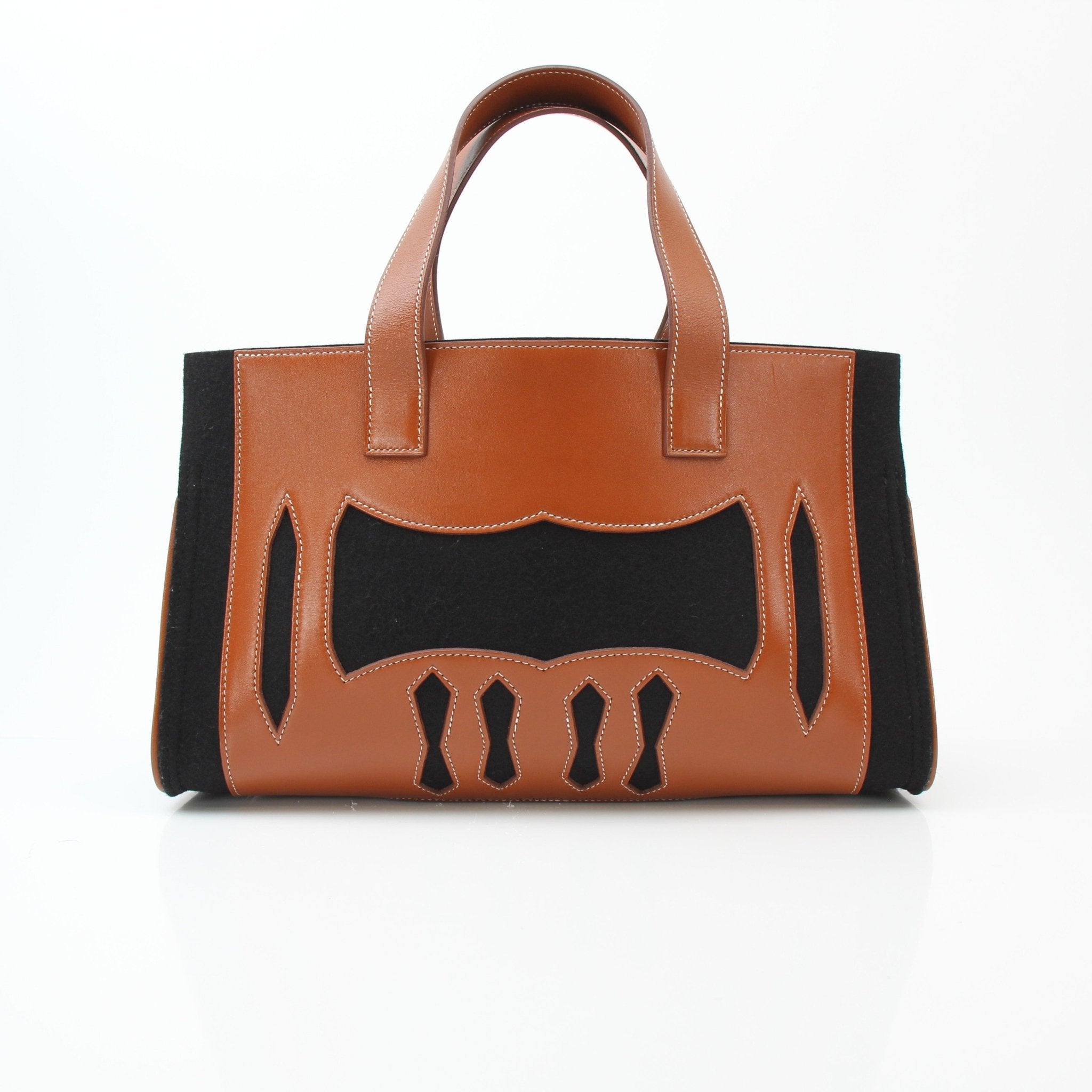 Hermès Petit H Skeleton Garden tote handbag with leather handles and unique design, crafted by Gold & Beyond.