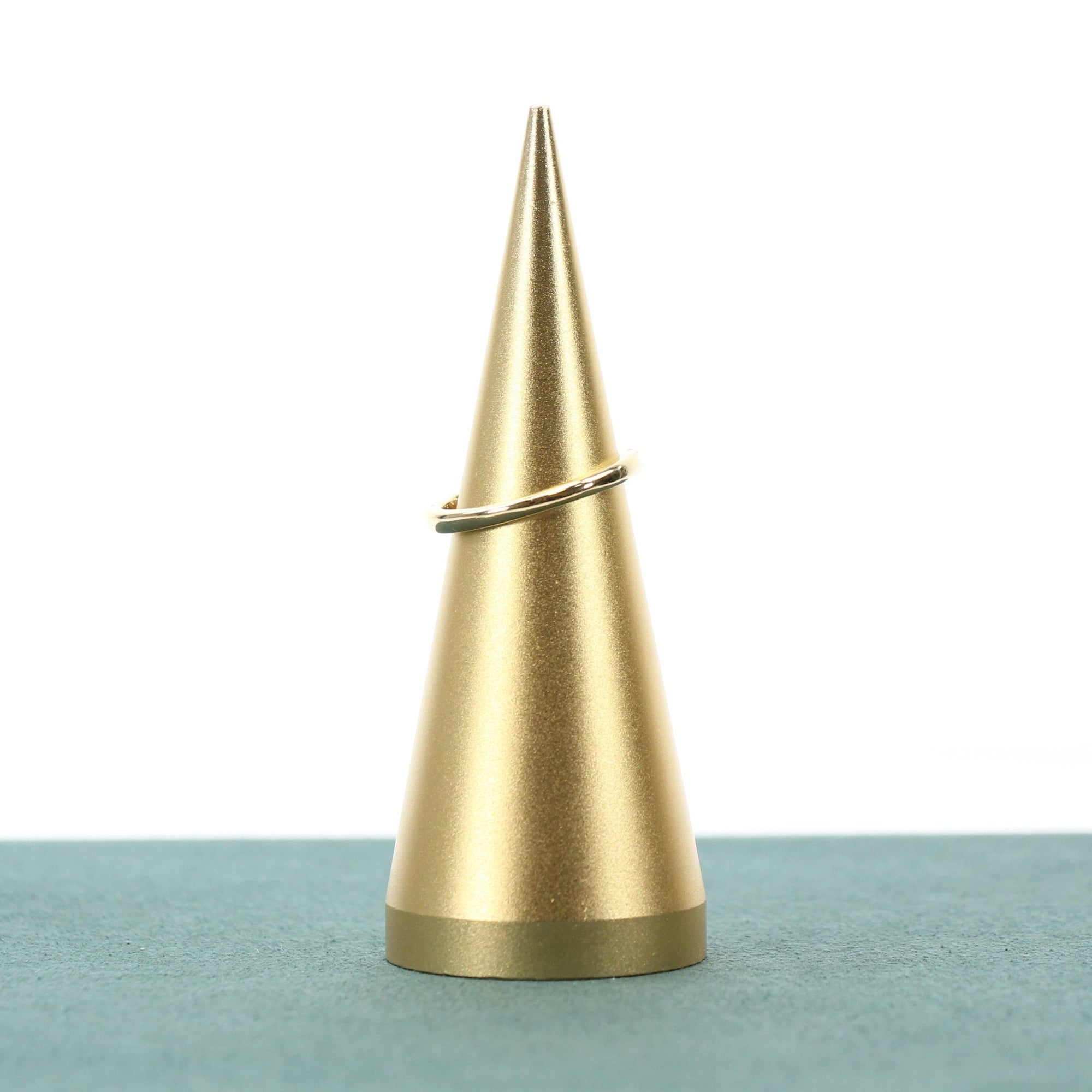 10K yellow gold diamond ring featuring refined design and elegant sparkle, by Gold &amp; Beyond.