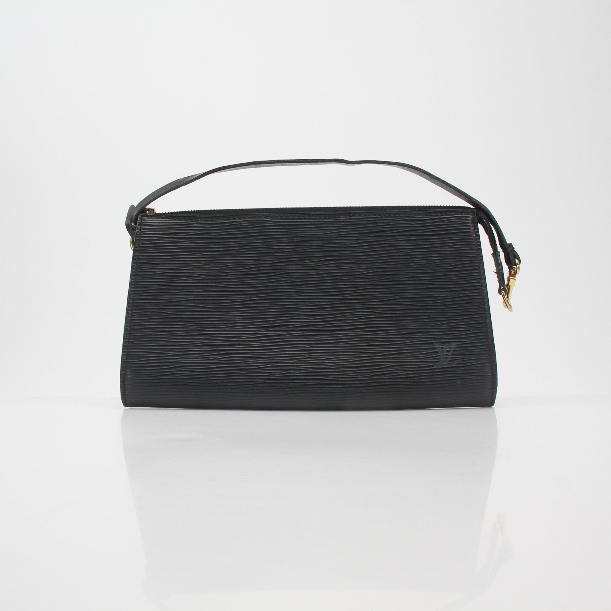 Louis Vuitton Black Epi Pochette Accessoires Handbag – Gold & Beyond