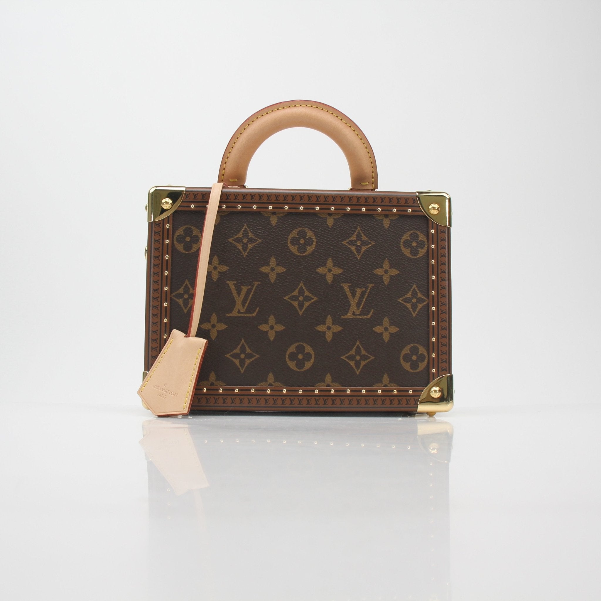 Louis Vuitton Monogram Petite Valise Top Handle Trunk Bag