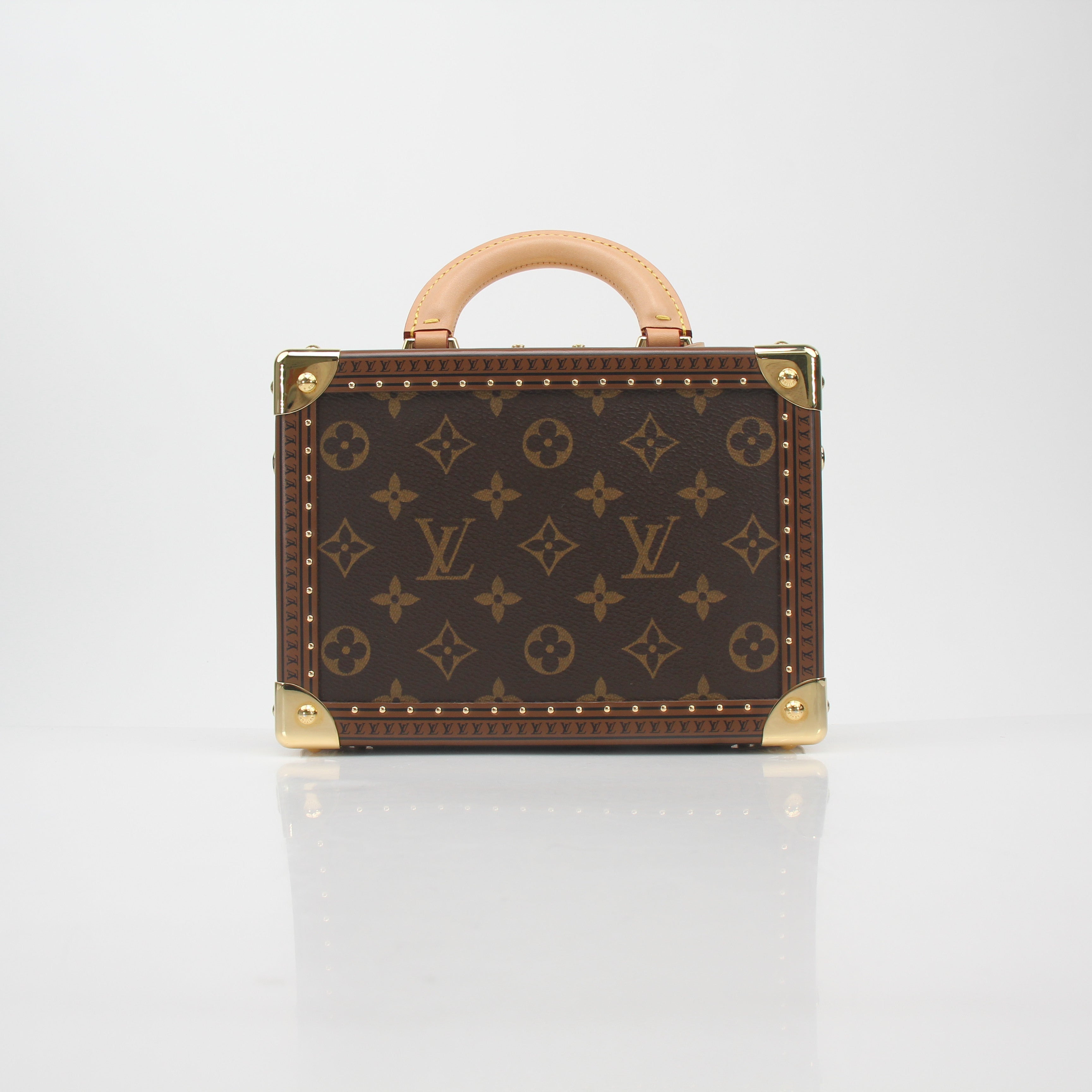 Louis Vuitton Monogram Petite Valise Top Handle Trunk Bag