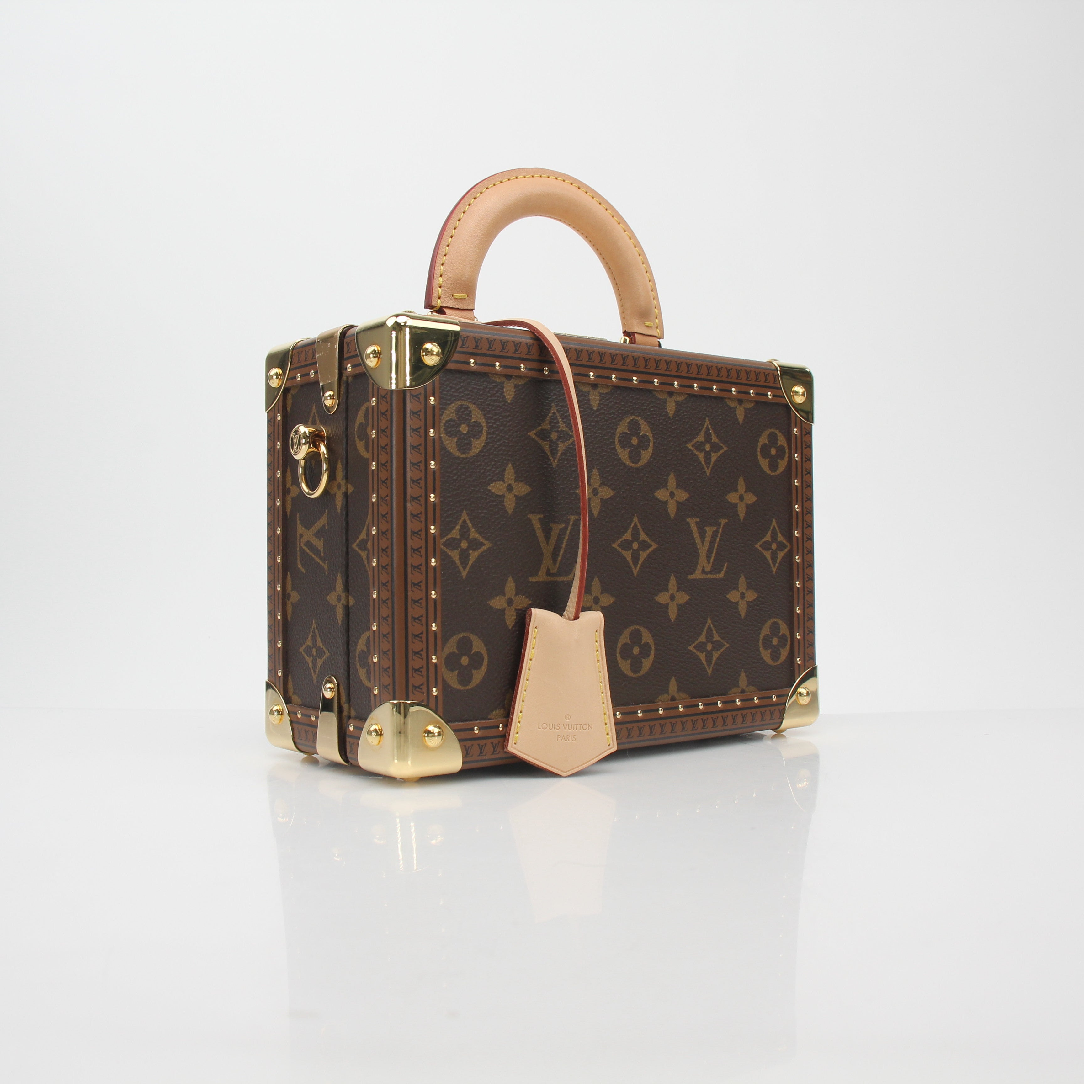 Louis Vuitton Monogram Petite Valise Top Handle Trunk Bag