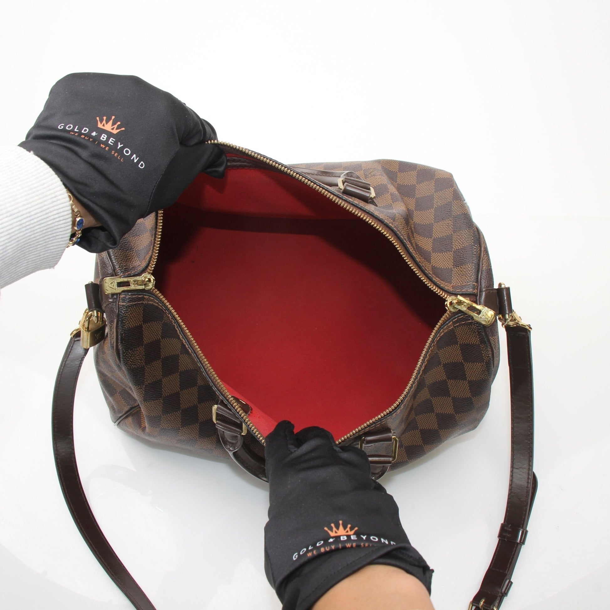 Louis Vuitton Speedy Bandouliere 35 shoes by Gold & Beyond, stylish designer footwear with elegant detailing and premium craftsmanship.