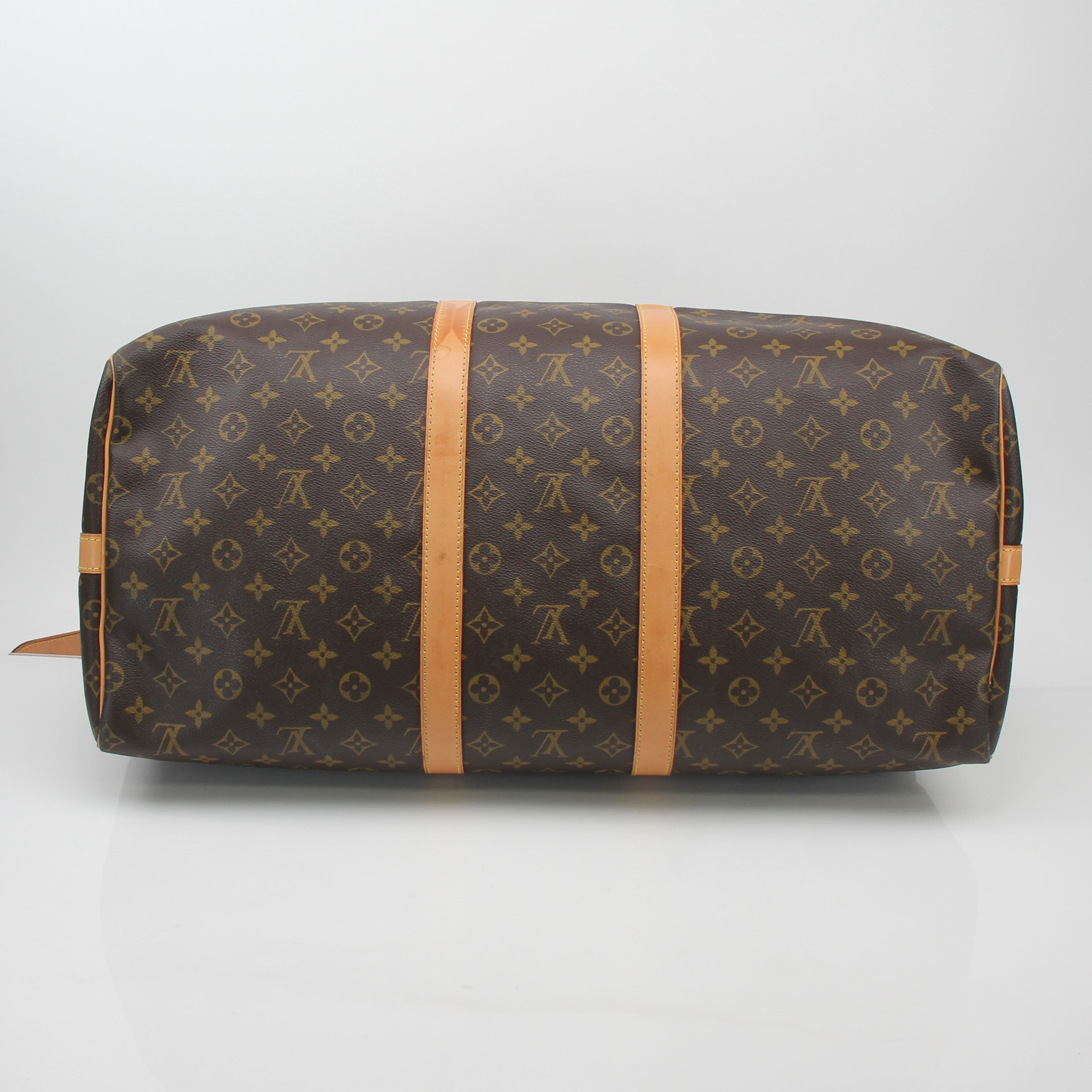 Louis Vuitton Monogram Keepall Bandoulière 55 Duffle Bag