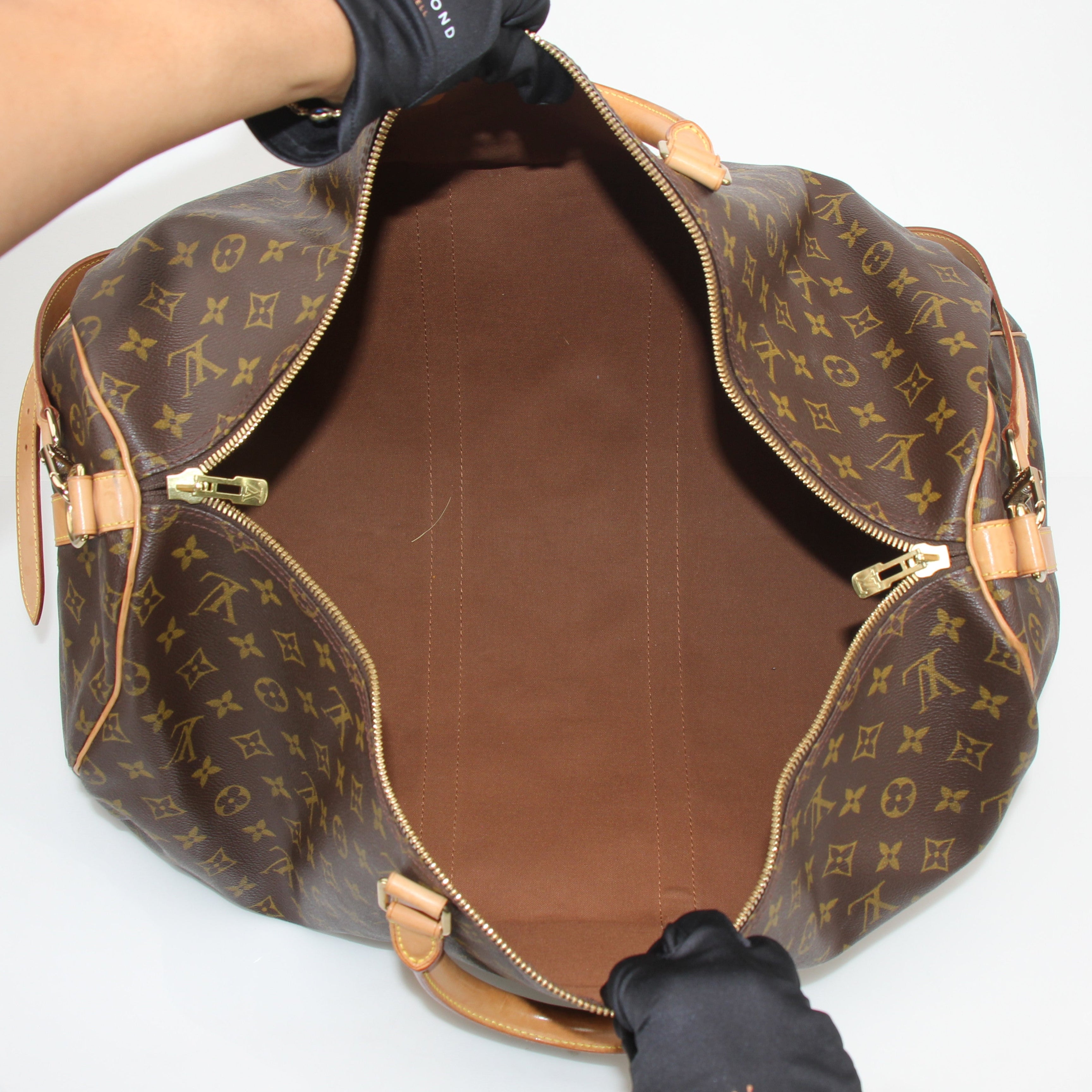 Louis Vuitton Monogram Keepall Bandoulière 55 Duffle Bag