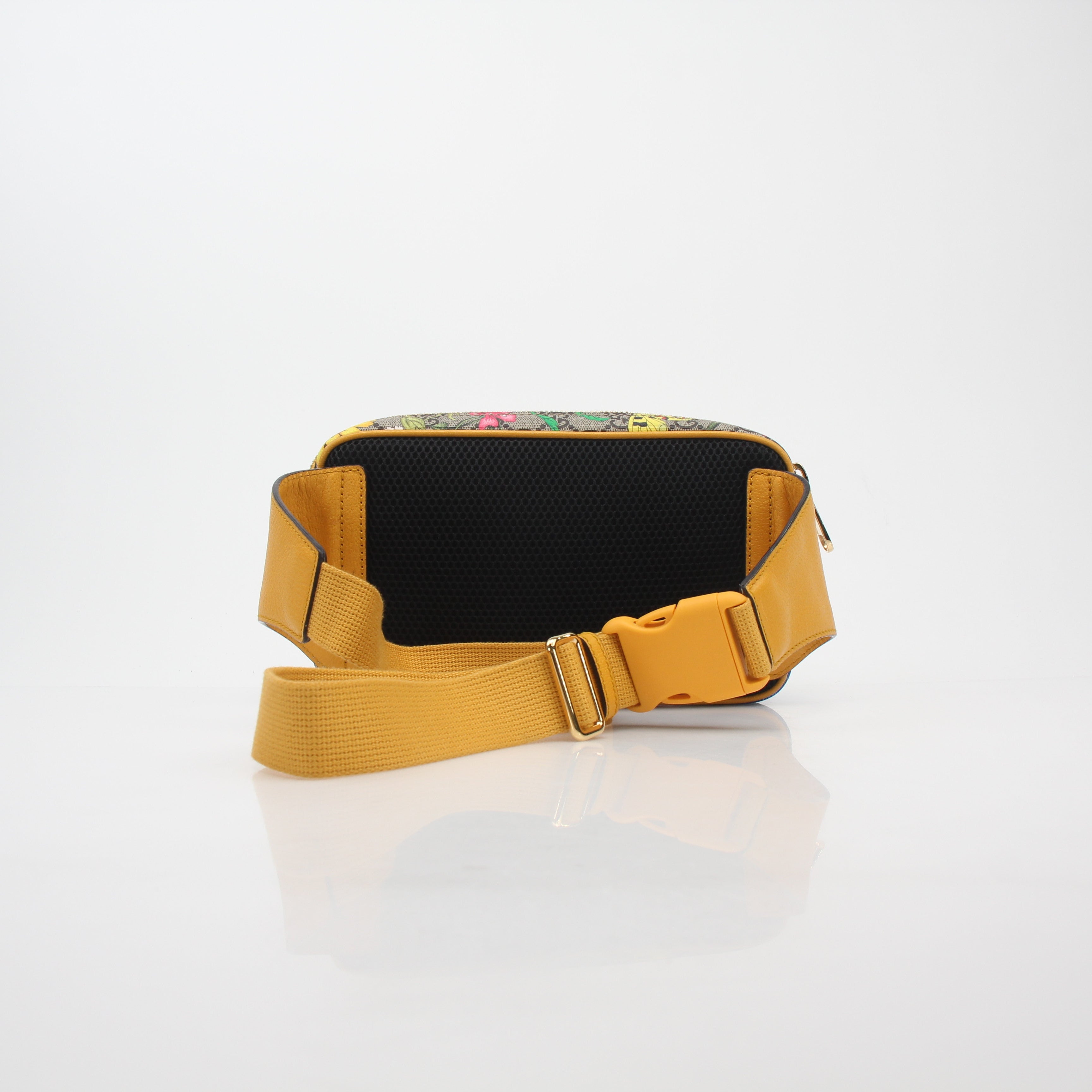 Gucci Beige Flora Ophidia GG Supreme Belt Bag