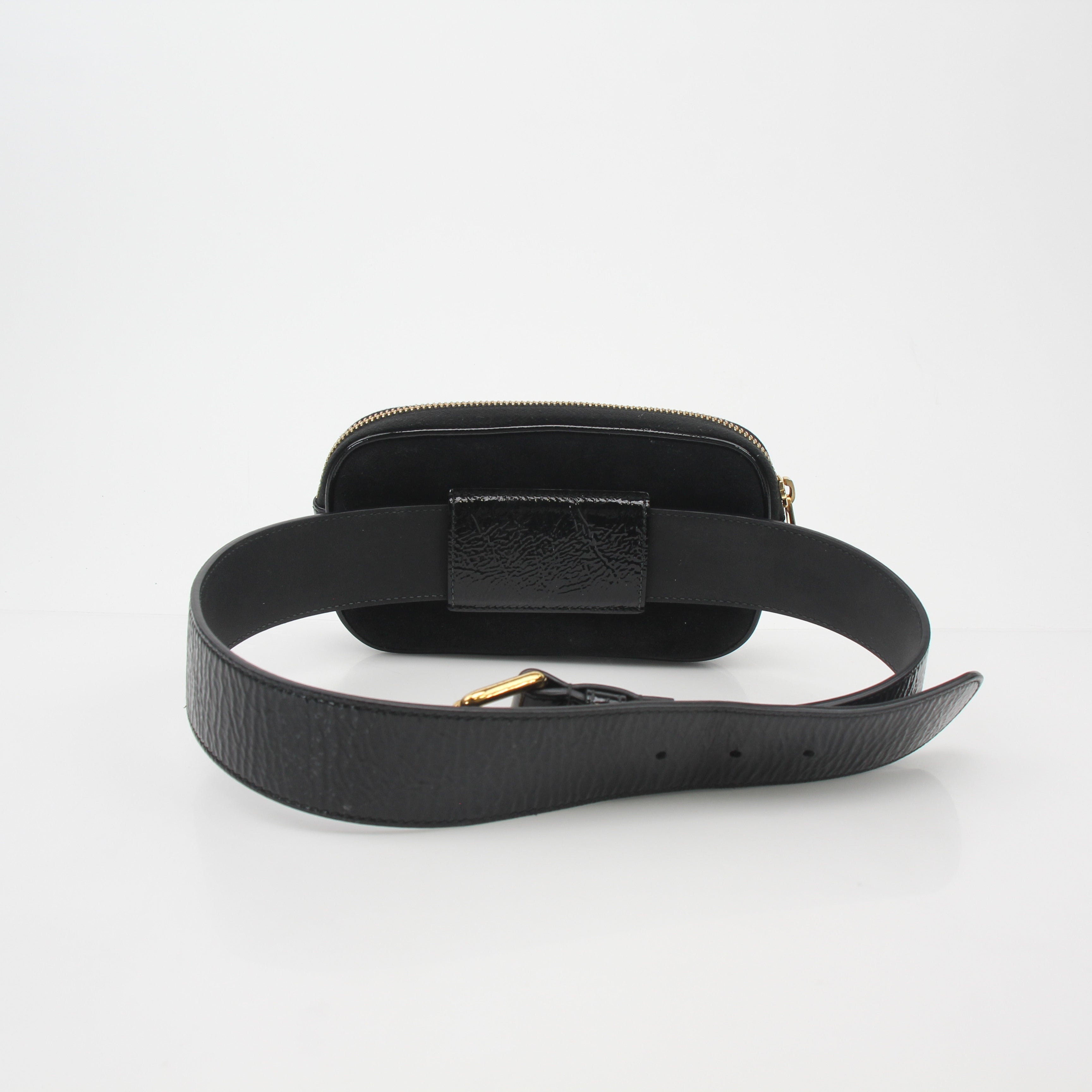 Gucci Black Ophidia Mini Belt Bag