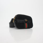 Gucci Black Ophidia Mini Belt Bag