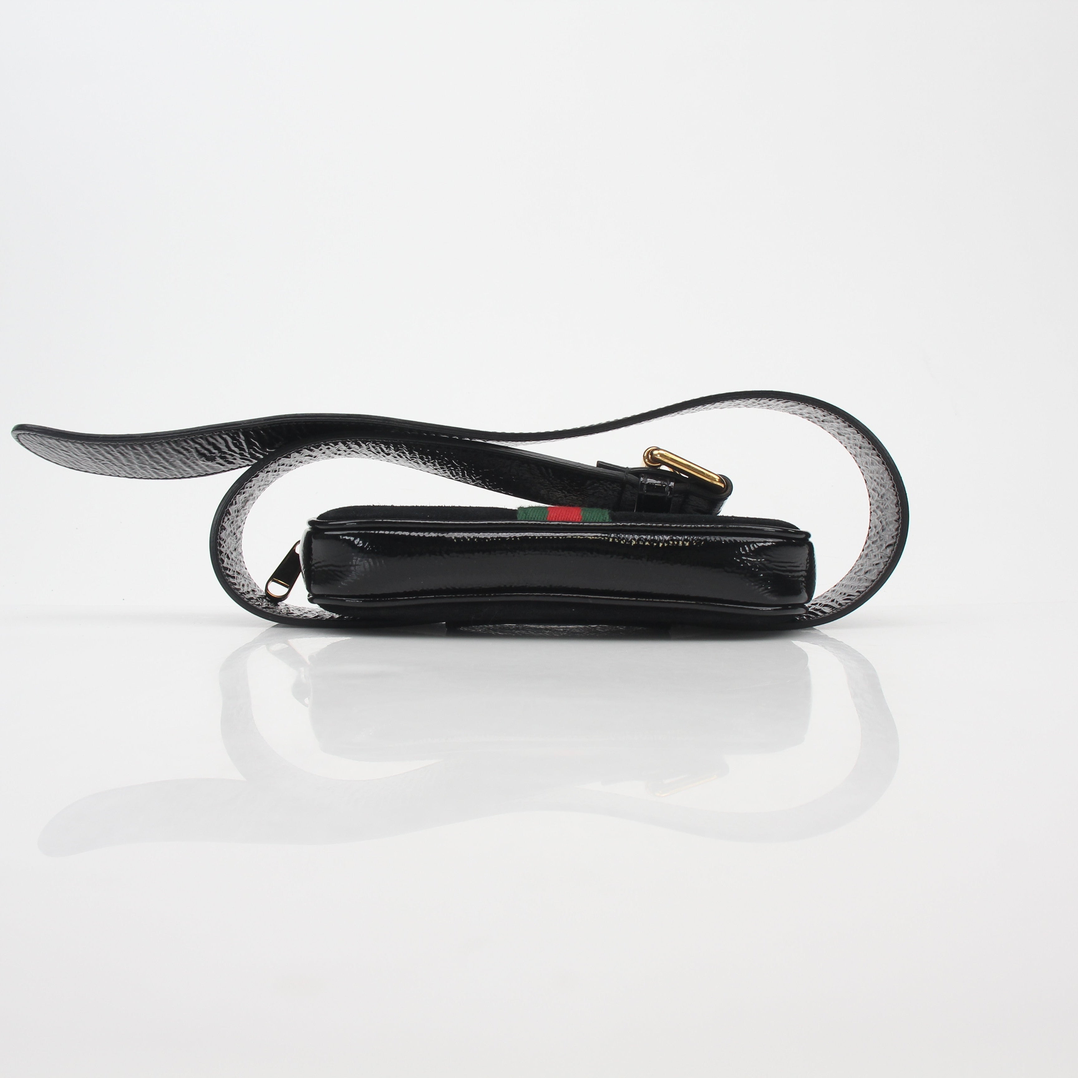 Gucci Black Ophidia Mini Belt Bag