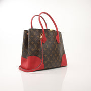Louis Vuitton Flandrin tote bag handbag in monogram canvas with leather handles and gold-tone hardware.