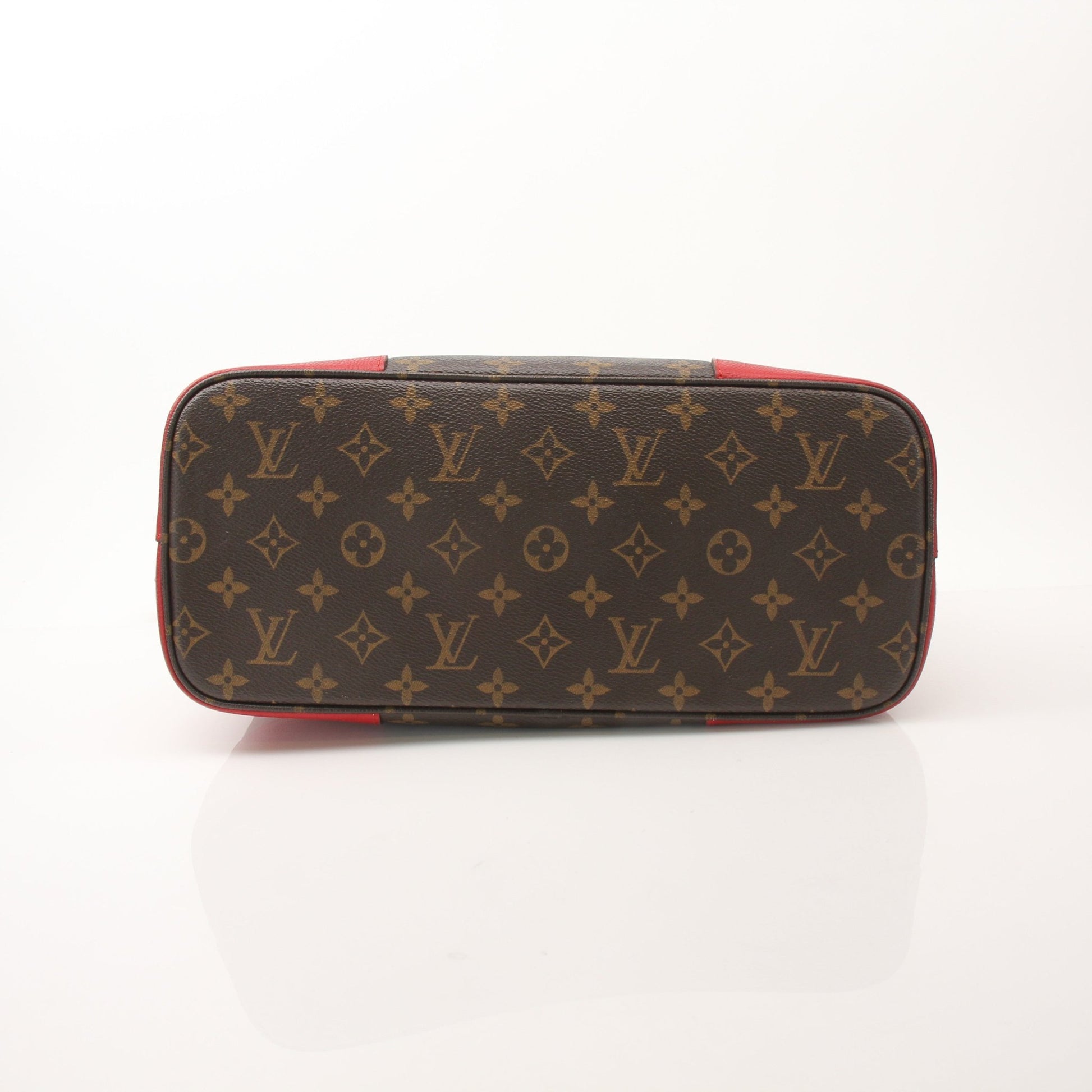 Gold & Beyond Louis Vuitton Flandrin Tote Bag handbag with monogram canvas and leather handles, stylish and spacious for everyday use.