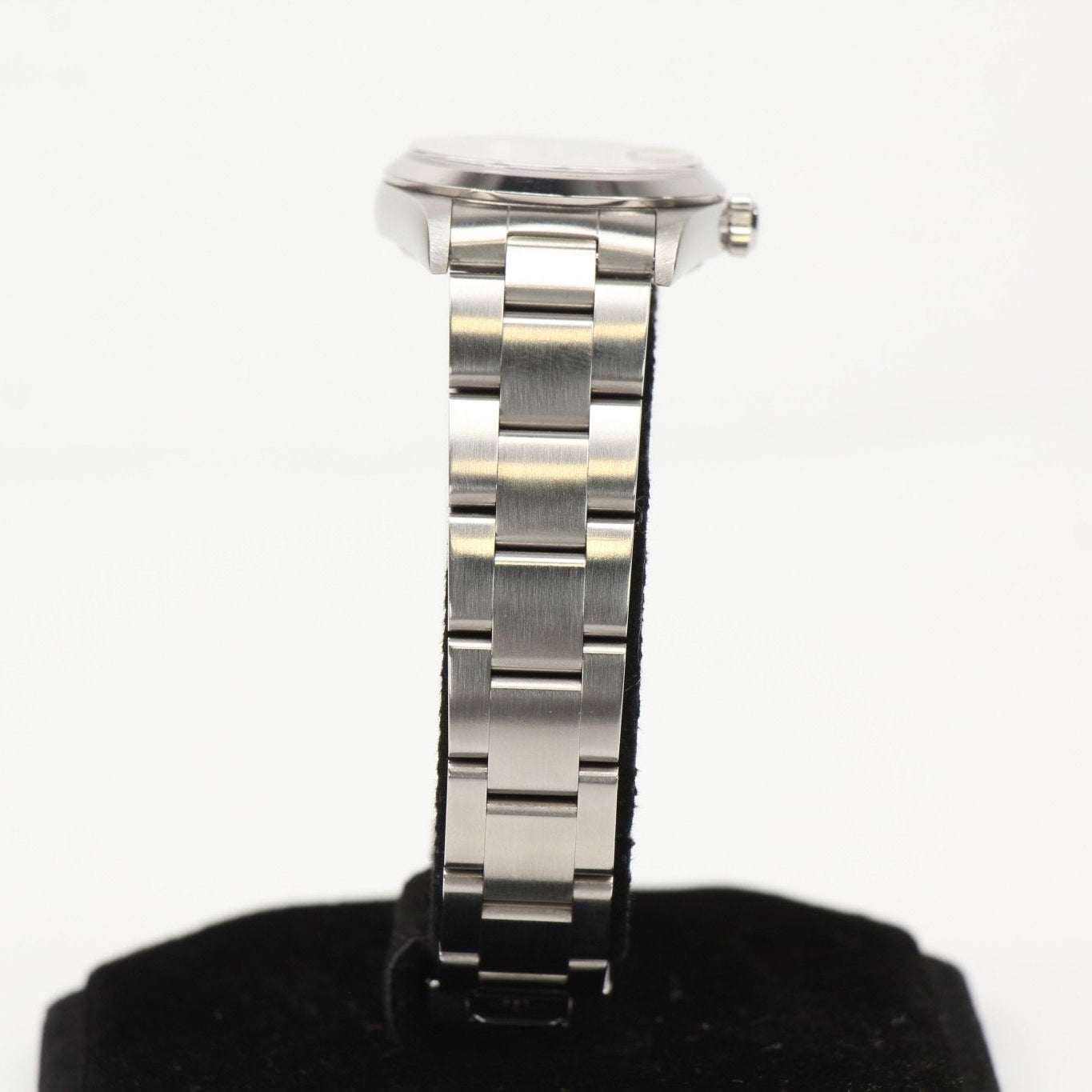 Rolex Datejust watch with gold bracelet and silver dial, showcasing a luxury timepiece from Gold & Beyond.