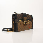 Louis Vuitton Monogram Trunk Crossbody Bag by Gold & Beyond, showcasing the classic monogram pattern and compact handbag design.