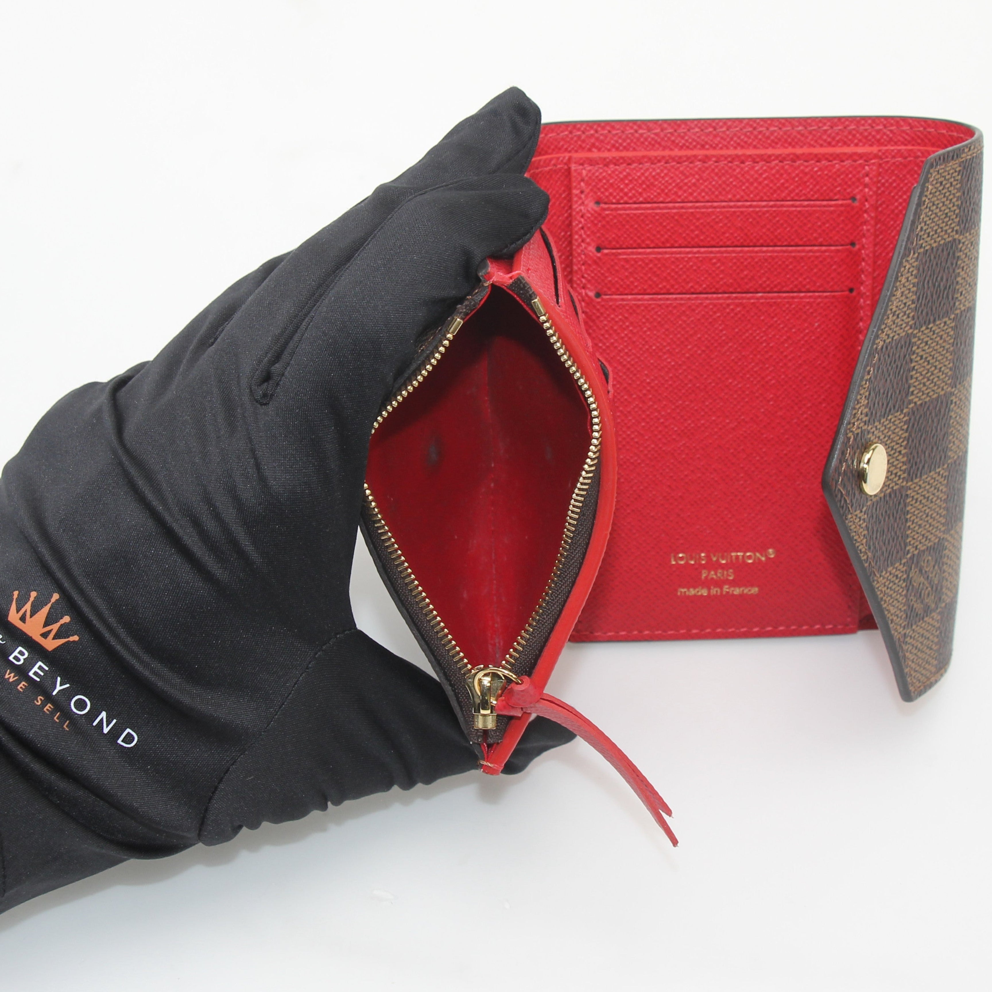 Louis Vuitton Damier Ebene Victorine Wallet