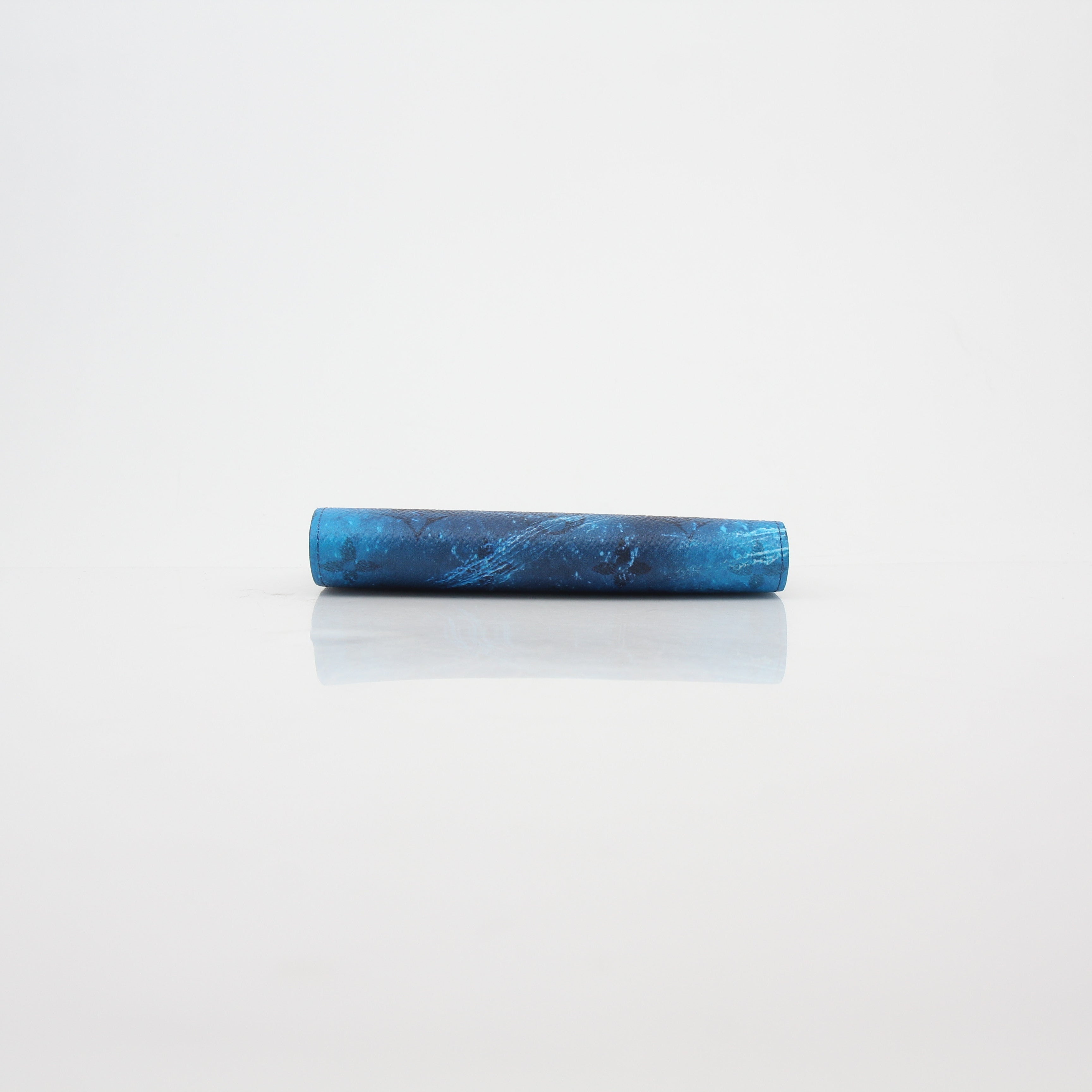 Louis Vuitton Blue Monogram Catamaran Passport Cover