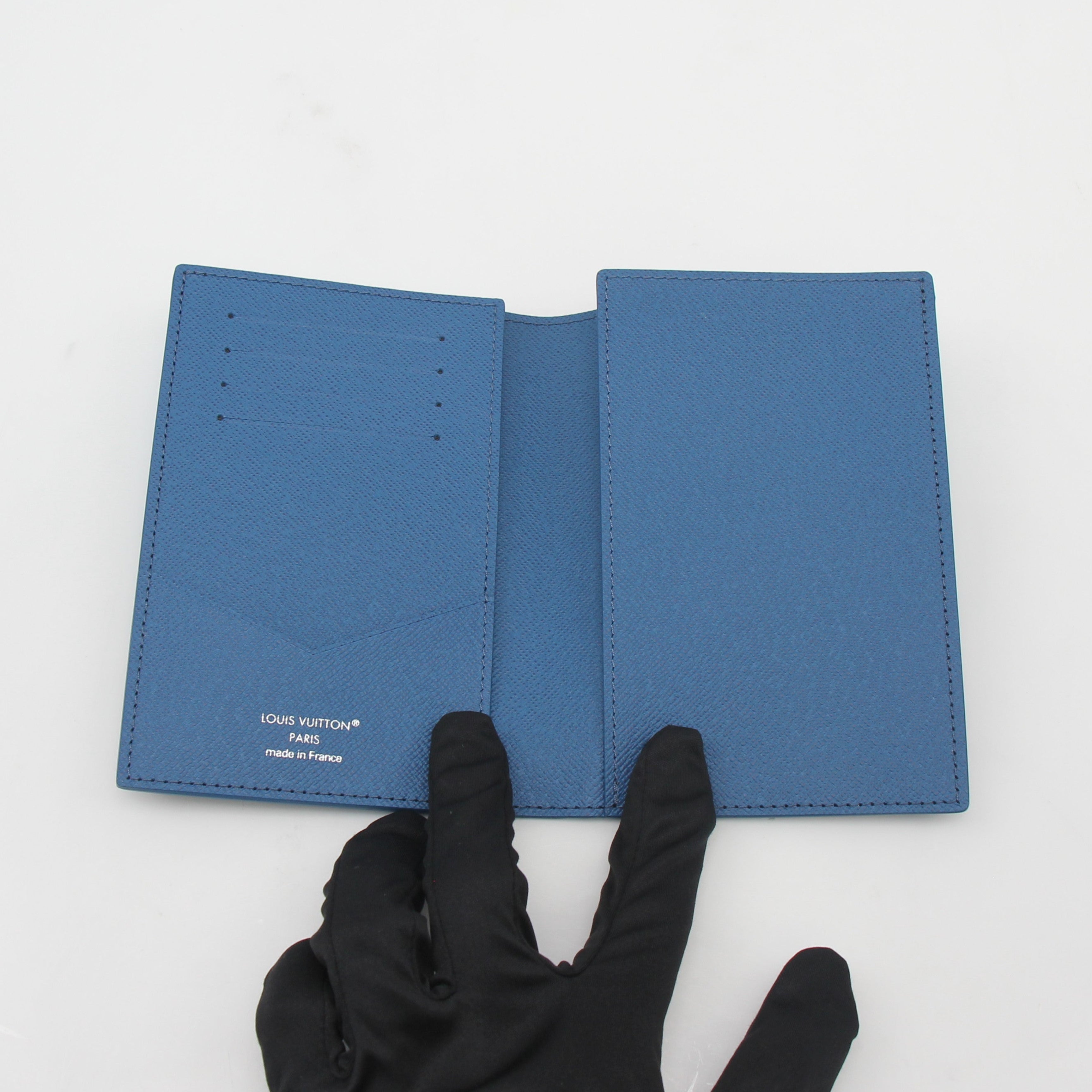 Louis Vuitton Blue Monogram Catamaran Passport Cover