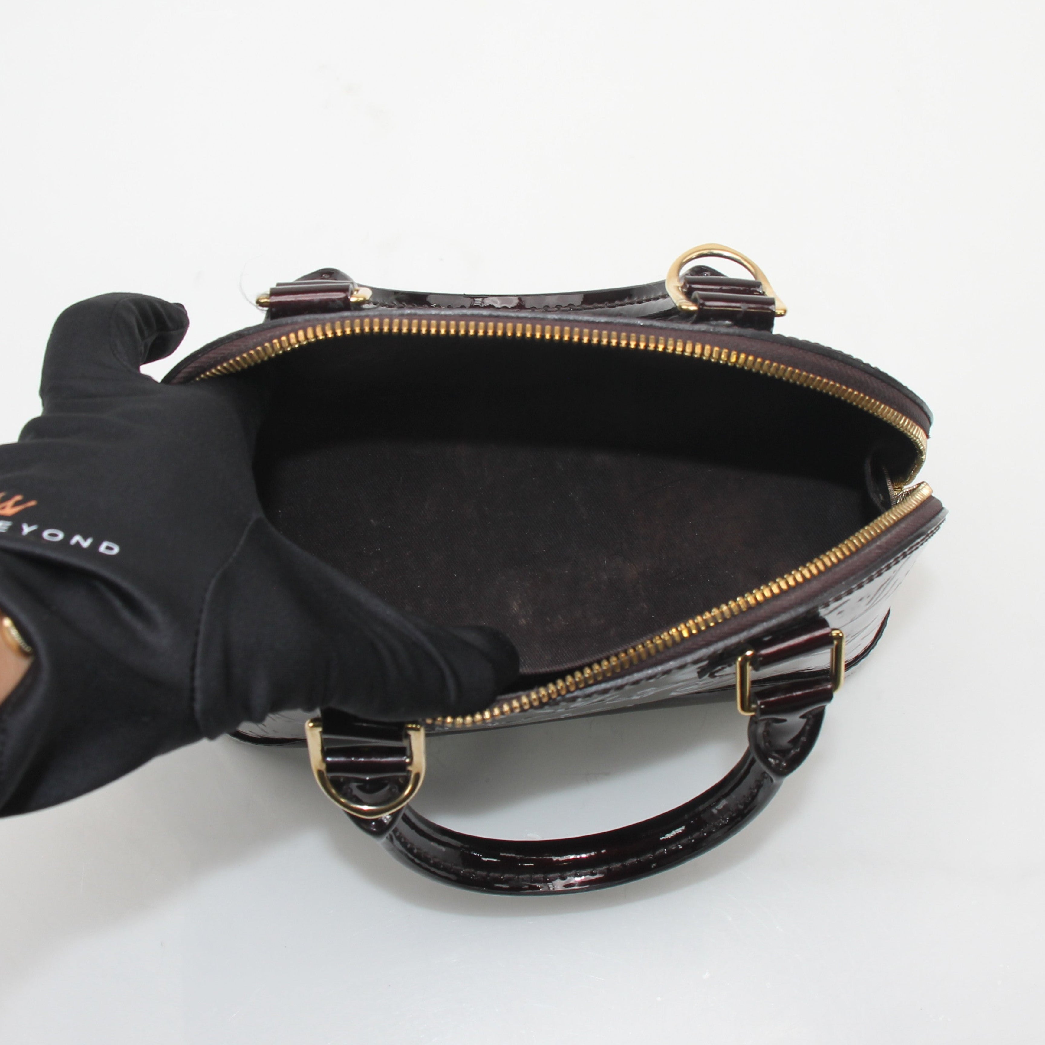 Louis Vuitton Monogram Vernis Alma BB Handbag