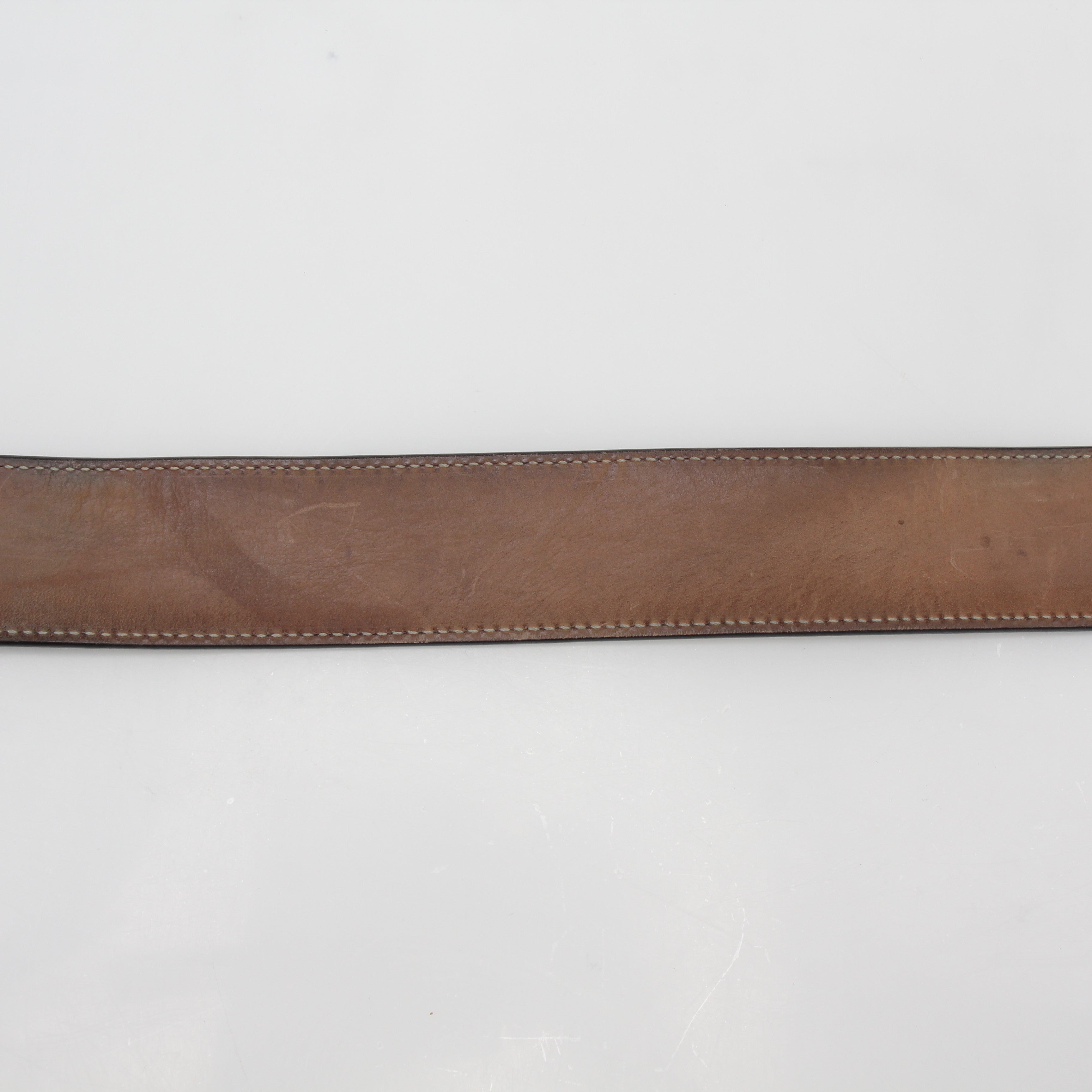 Gucci Beige Ebony GG Supreme Interlocking G Belt
