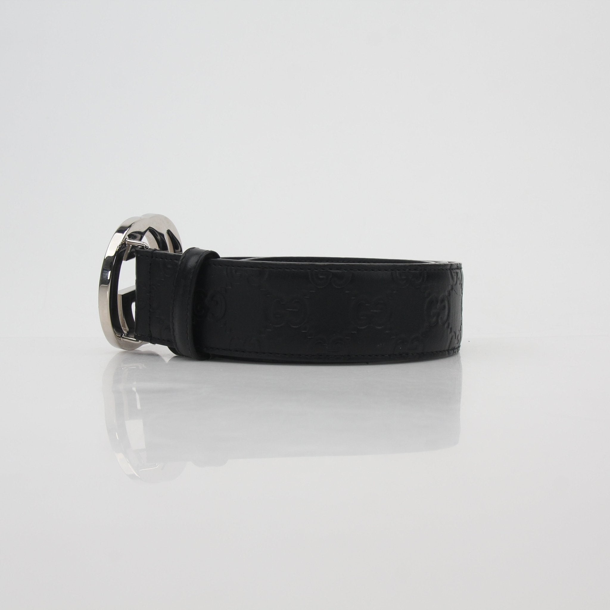 Gucci Black GG Signature Interlocking G Belt