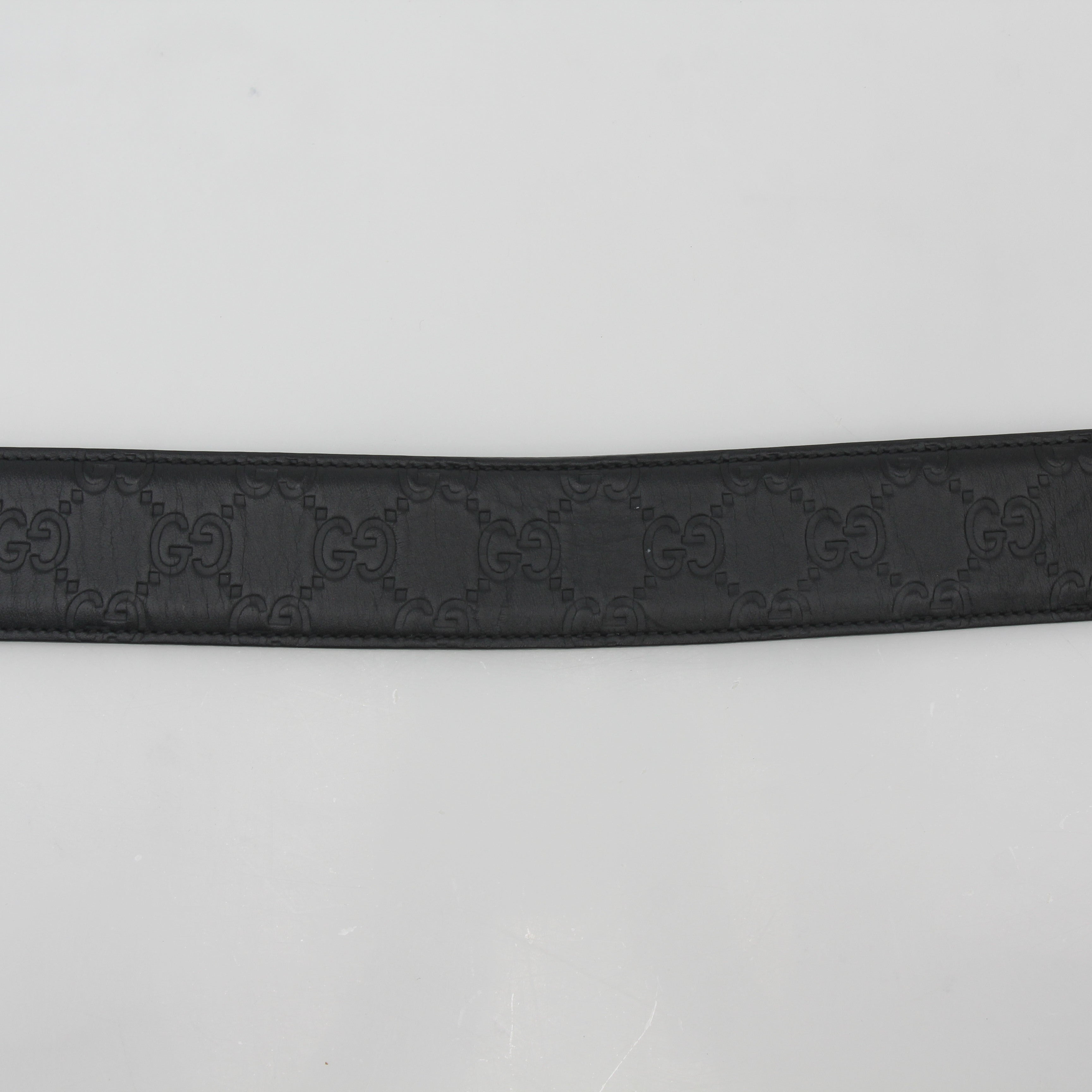 Gucci Black GG Signature Interlocking G Belt